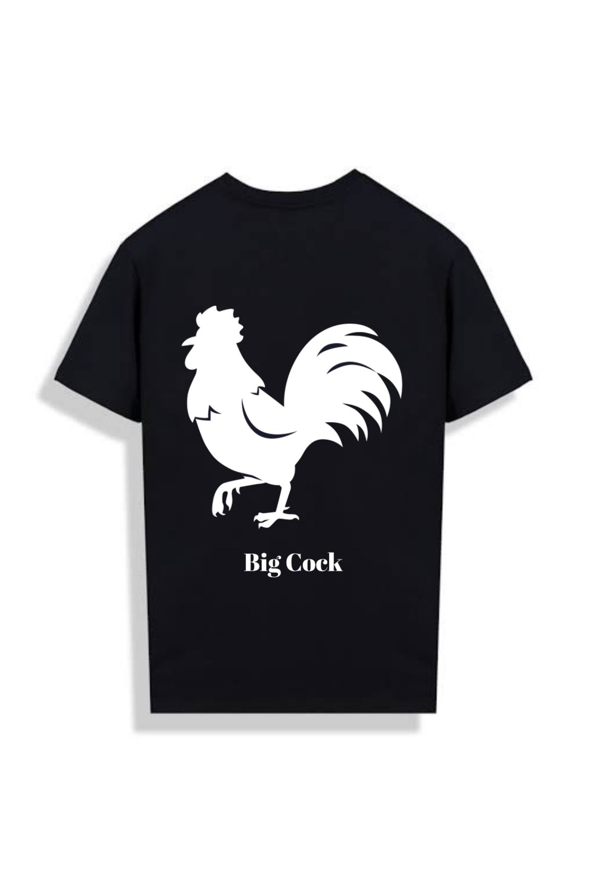 page journals Big Cock (Büyük Horoz) T-Shirt Siyah Basic