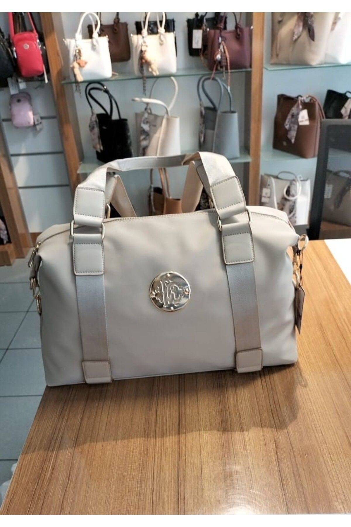 eflanmoda GOLDEN POLO ayarlanabilir uzun askılı kadın el ve omuz çantası