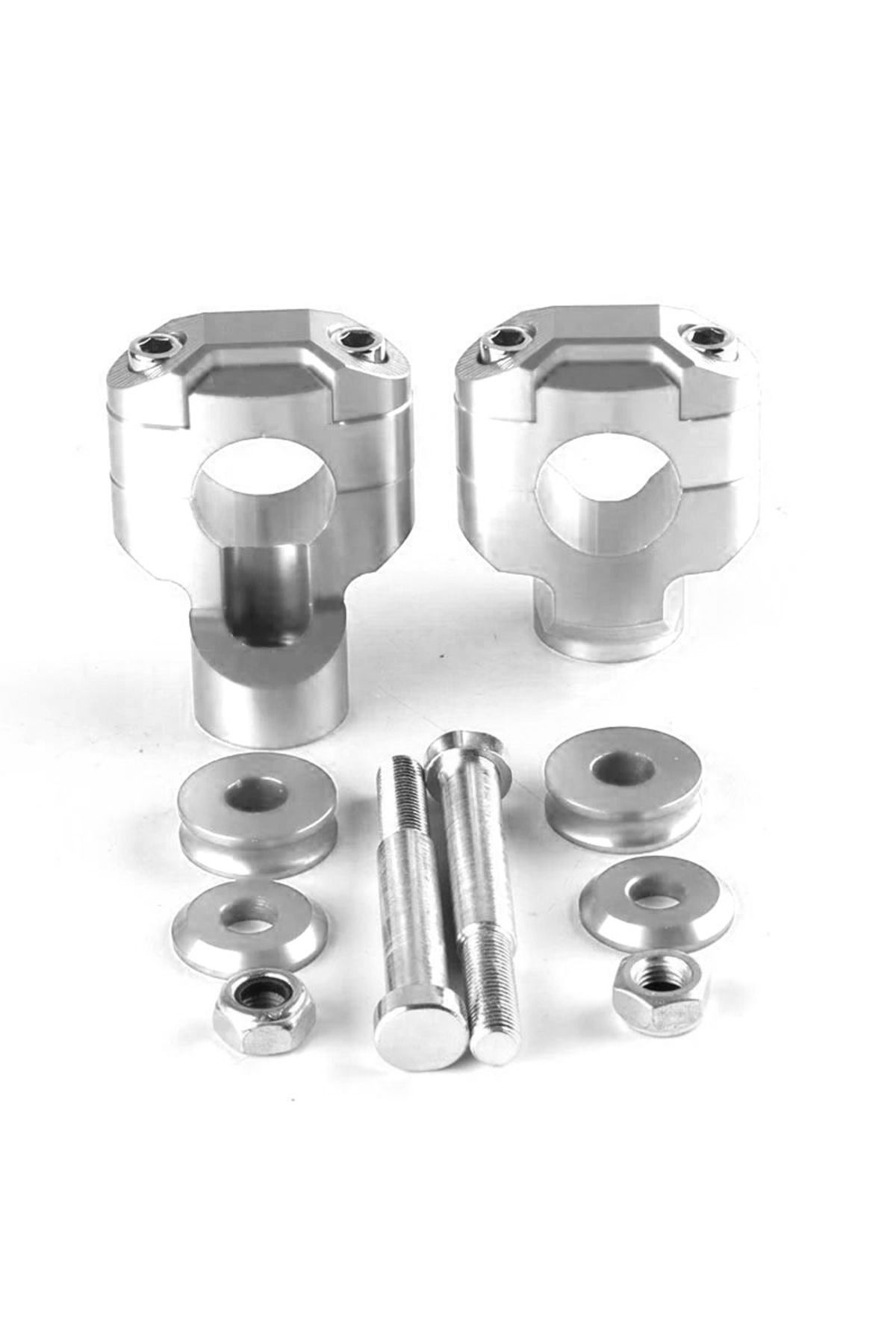 GOGOPREMİUM UNİVERSAL GİDON YÜKSELTME APARATI 28 mm GÜMÜŞ