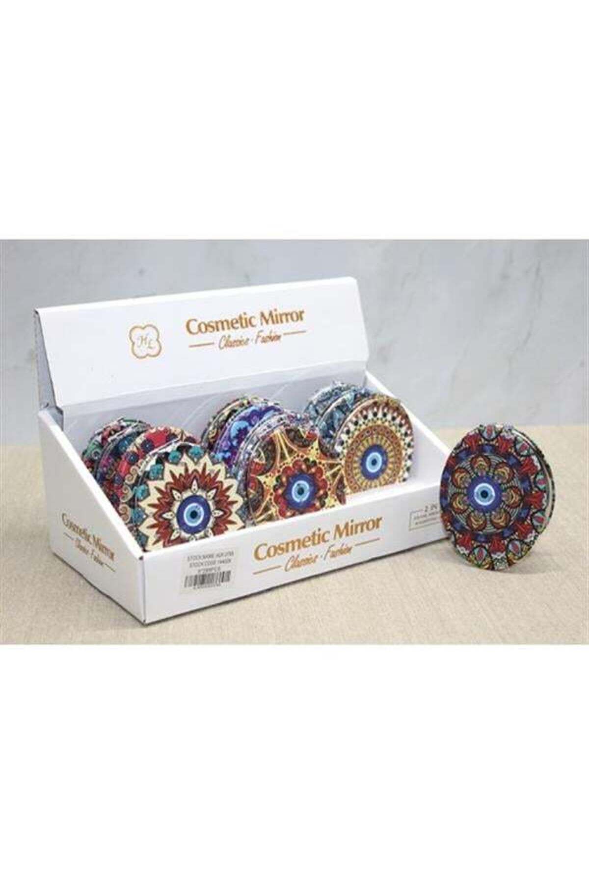 Vemora Taşlı El Aynası Oval İnce Model 5