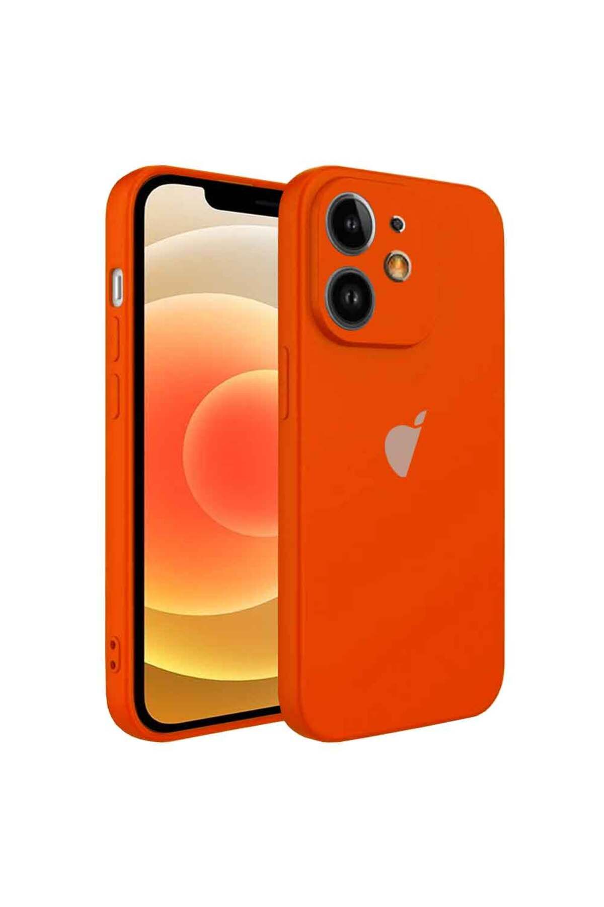 Tekamo Apple iPhone 12 Uyumlu Kamera Korumalı Silikon İçi Kadife Lansman Kılıf