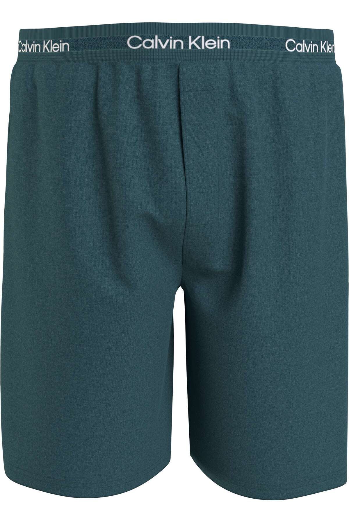 Calvin Klein SLEEP SHORT Erkek Yeşil Şort