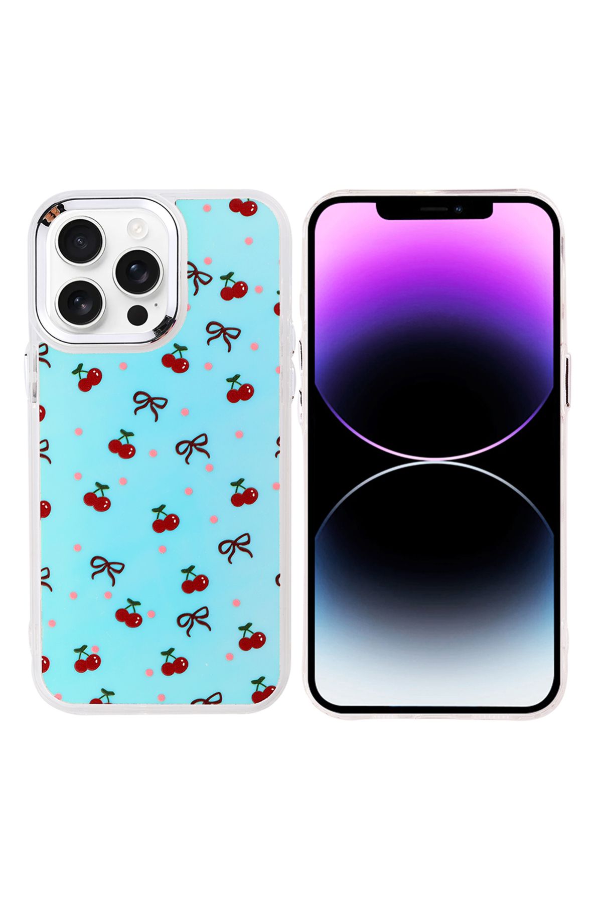 Teleplus iPhone 14 Pro Max Kılıf Hadra Lüx Desenli Kapak