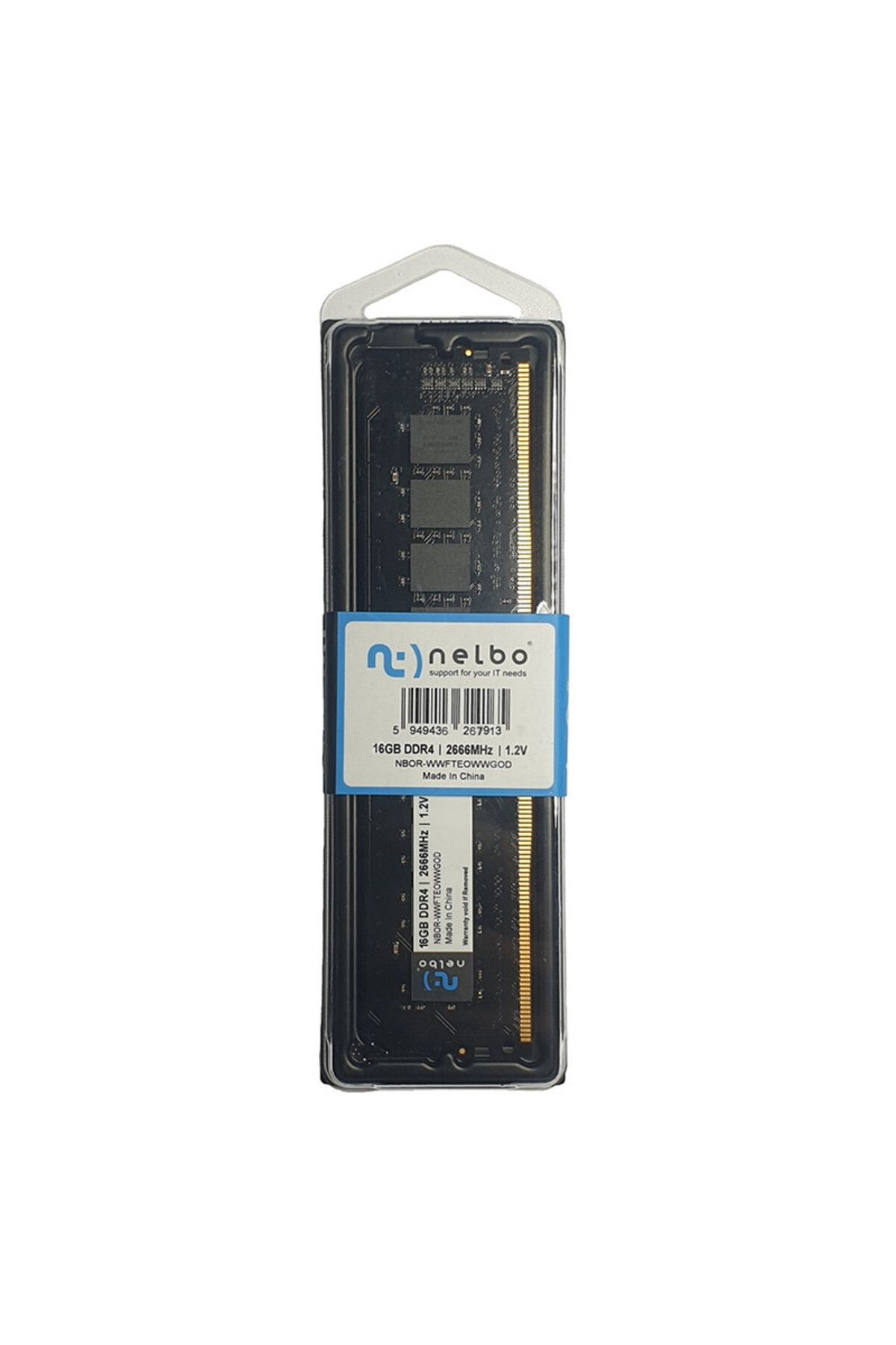 nelbo-RAM memory 16 GB ddr4, 2666 Mhz, 1.2V CL17 Nelbo original, for computer, black edition 1
