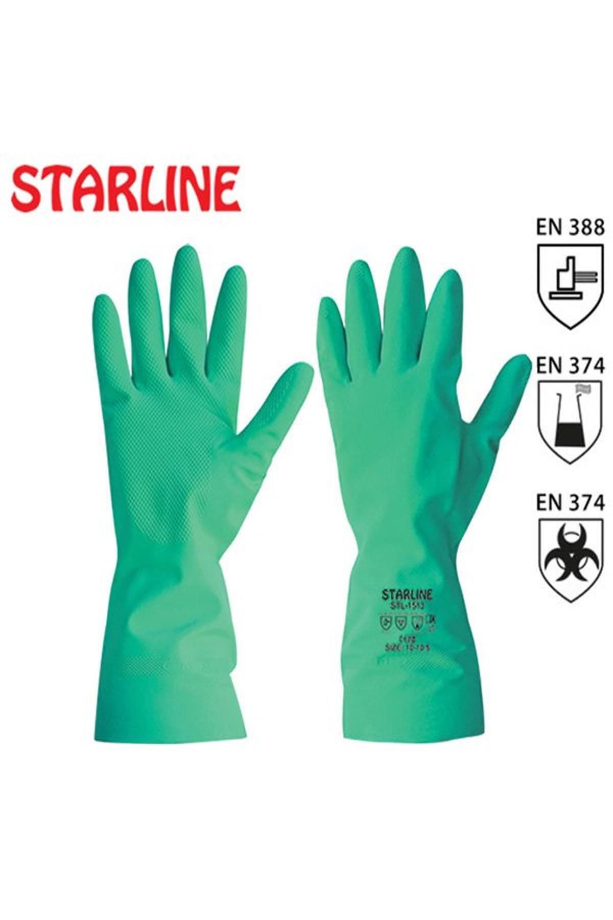 Starline Kimyasal Nitril Eldiven Starline Stl-1513-10-10,5 (XL Beden)
