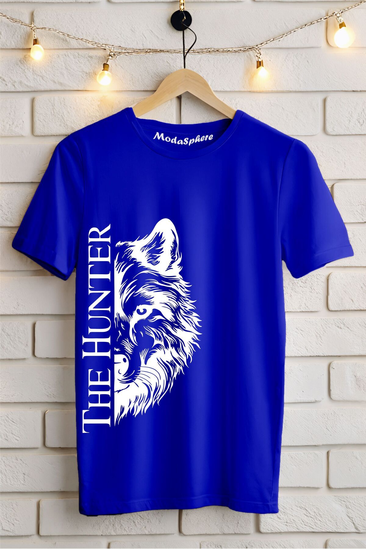 ModaSphere THE HUNTER Baskılı Unisex Oversize Tişört