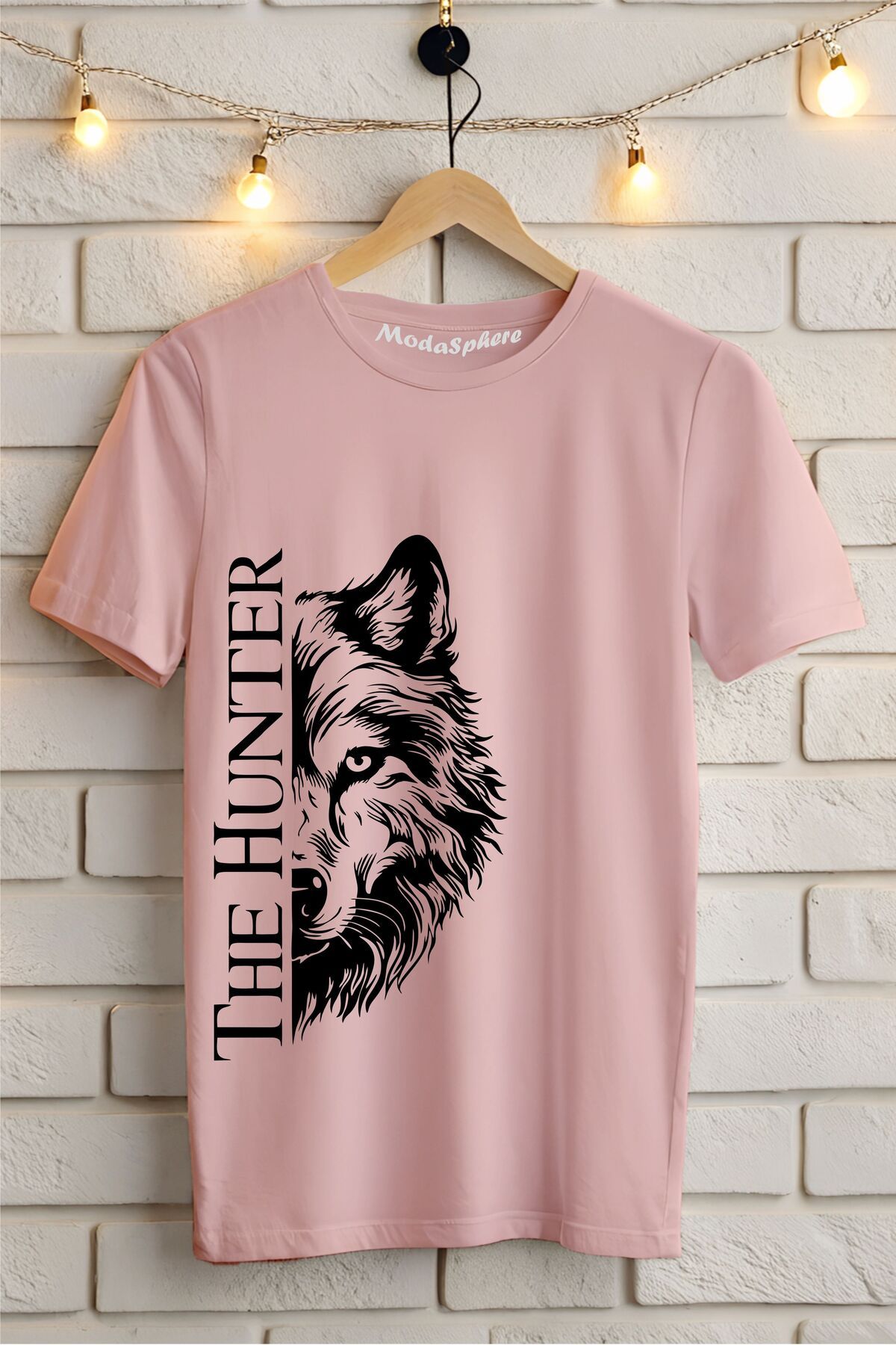 ModaSphere THE HUNTER Baskılı Unisex Oversize Tişört