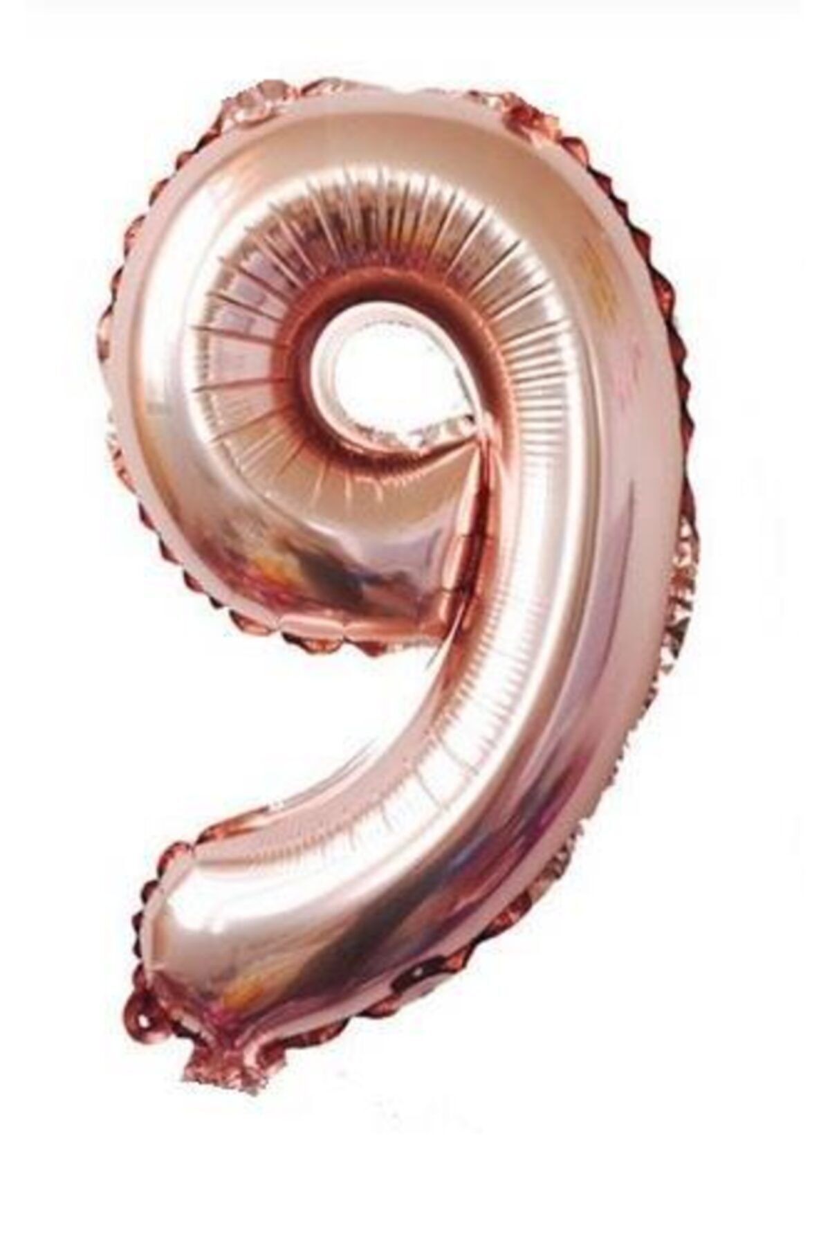 EA HOME 1 Metre Rose Gold Renk Balon 9 Rakam 40 Inc Parti Malzemesi