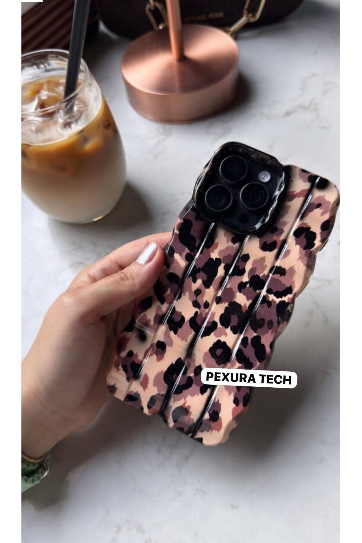 PEXURA TECH Apple İphone 16 Pro Max Desenli Premium Telefon Kılıfı