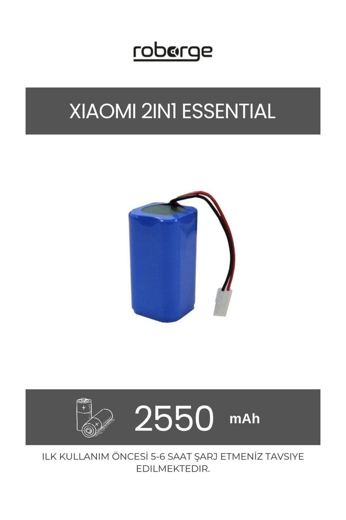 Roborge Xiaomi Vacuum Mop 2in1 Essential (MJSTG1) Robot Süpürge Uyumlu 2550 mAh Batarya (EVE MARKA HÜCRE)