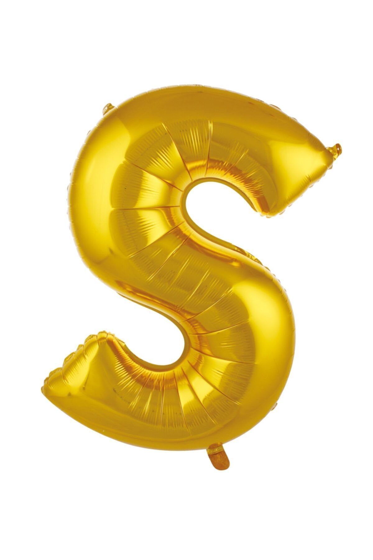 EA HOME 1 Metre Altın Renk Balon S Harfi 40 Inc Parti Malzemesi