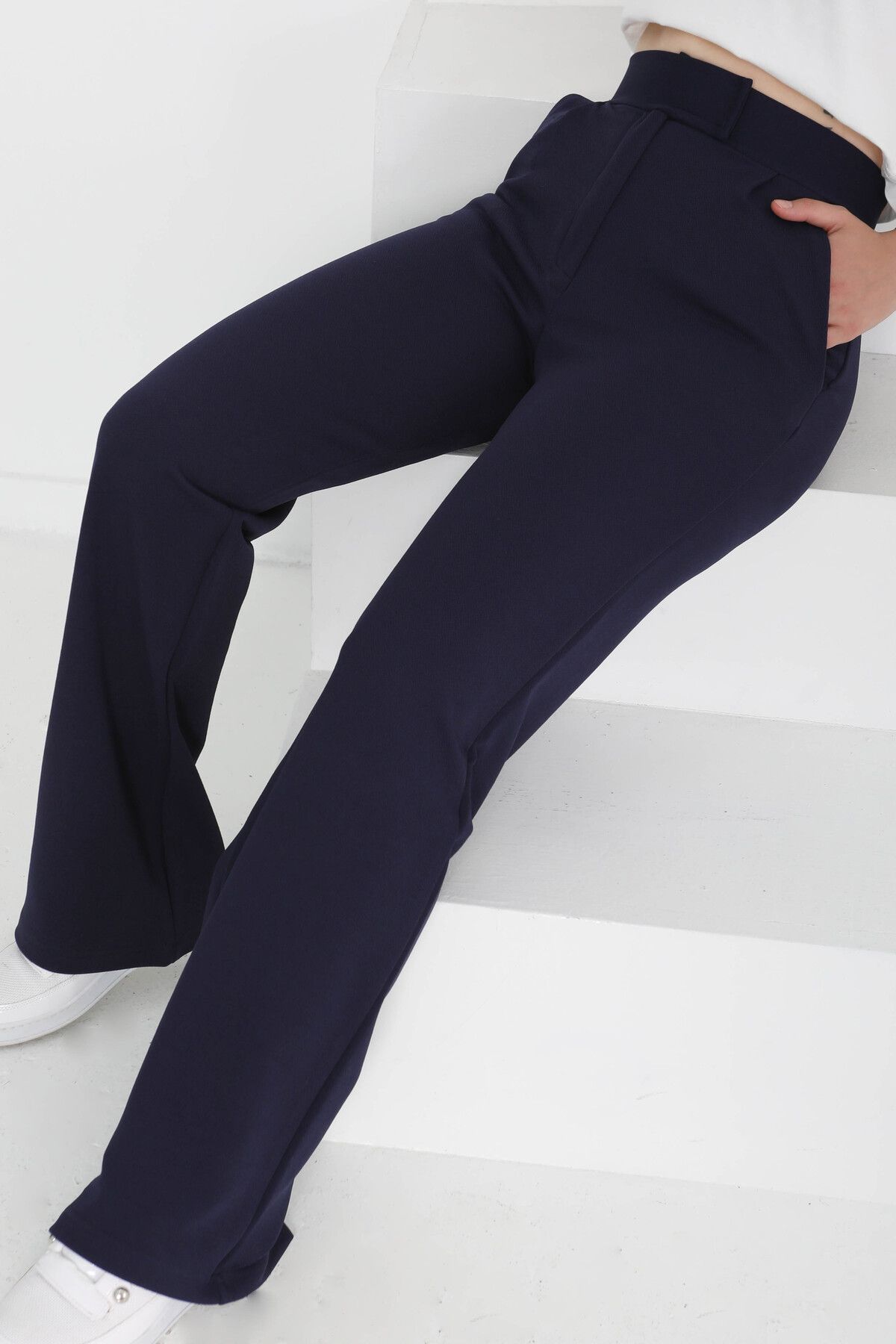 TOFİSA Cırtlı Spor Pantolon Lacivert - 27351