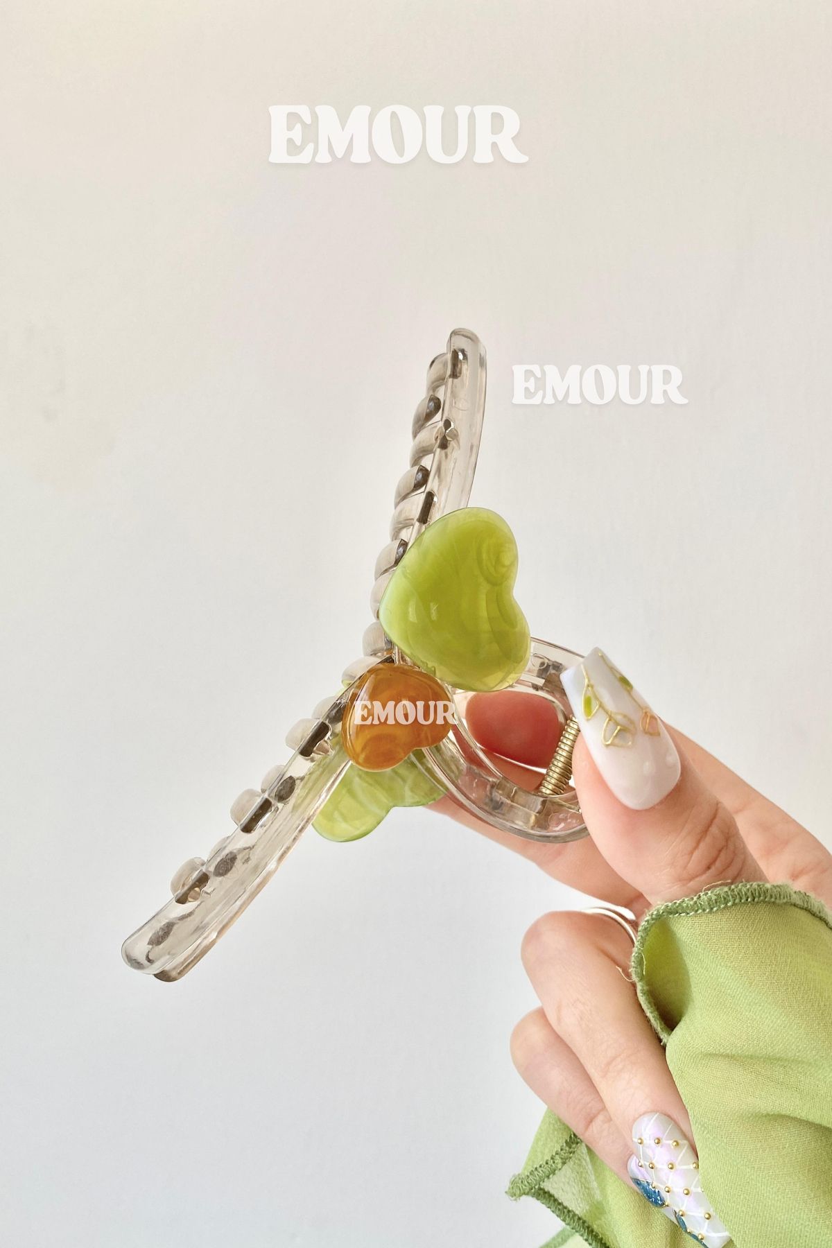 emour Kalpli Mandal Toka, Kalpli Pinterest Mandal Toka, Kadın Mandal Toka, Çocuk Mandal Toka