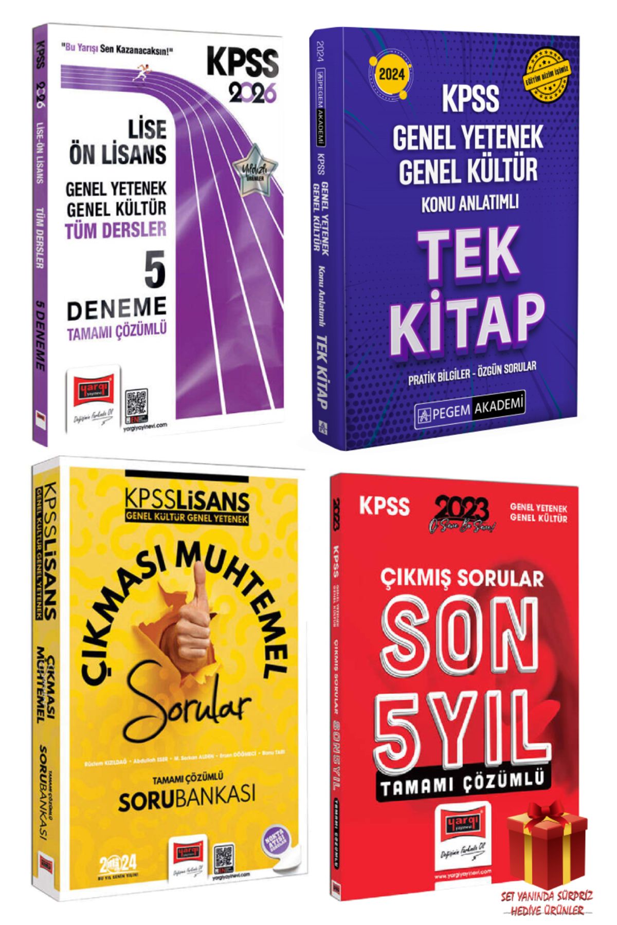 Yargı Yayınları 2026 Yargı Lise Ön Lisans Deneme Sınavı+Lise Ön Lisans Konu Anlatım+Çıkması Muhtemel Sorular+Çıkmış