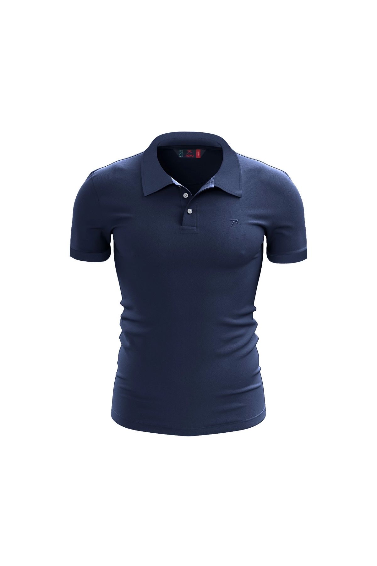 raru %100 Pamuk Polo T-Shirt IMPERO PETROL