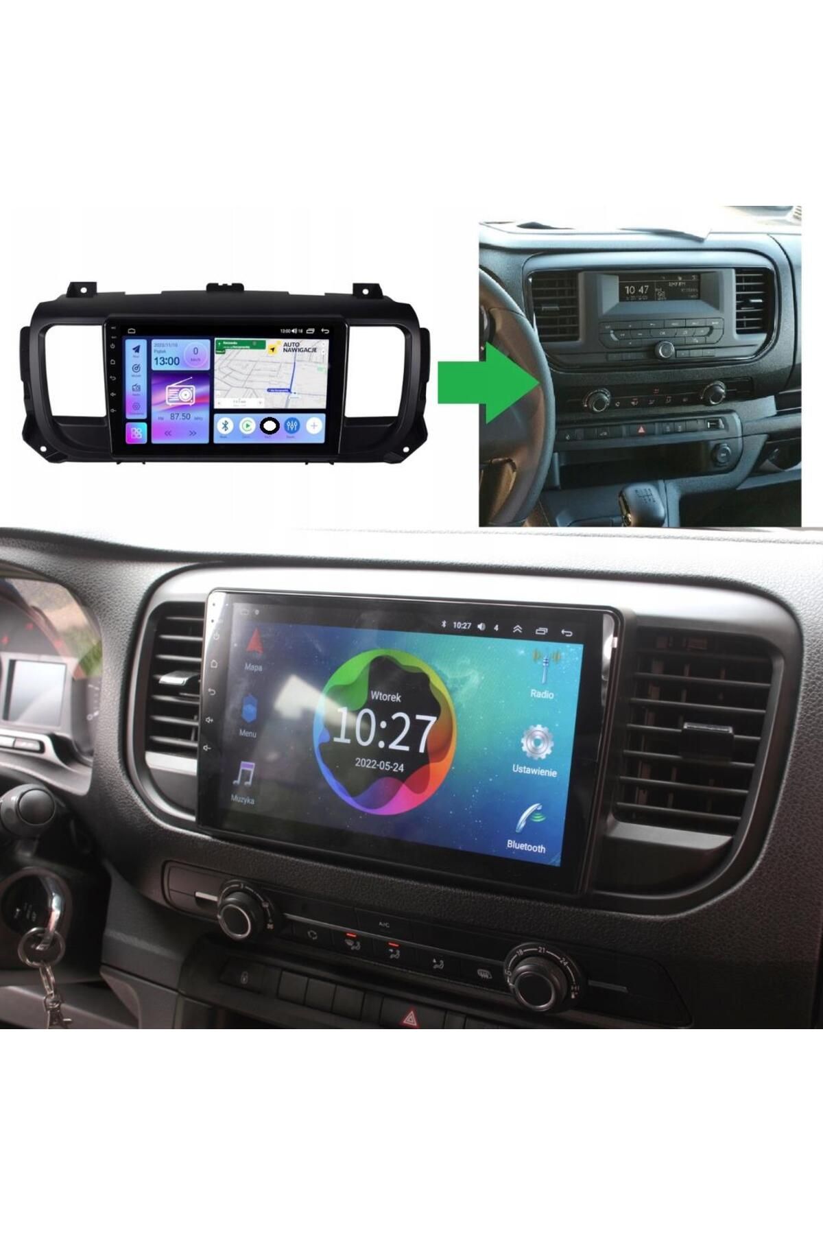 Blueway Citroen Jumpy Android Multimedya Sistemi 4-32 Blueway (2017-2024)