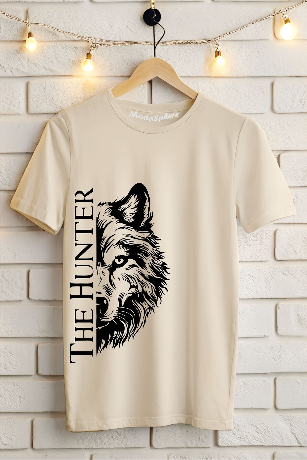 ModaSphere THE HUNTER Baskılı Unisex Oversize Tişört