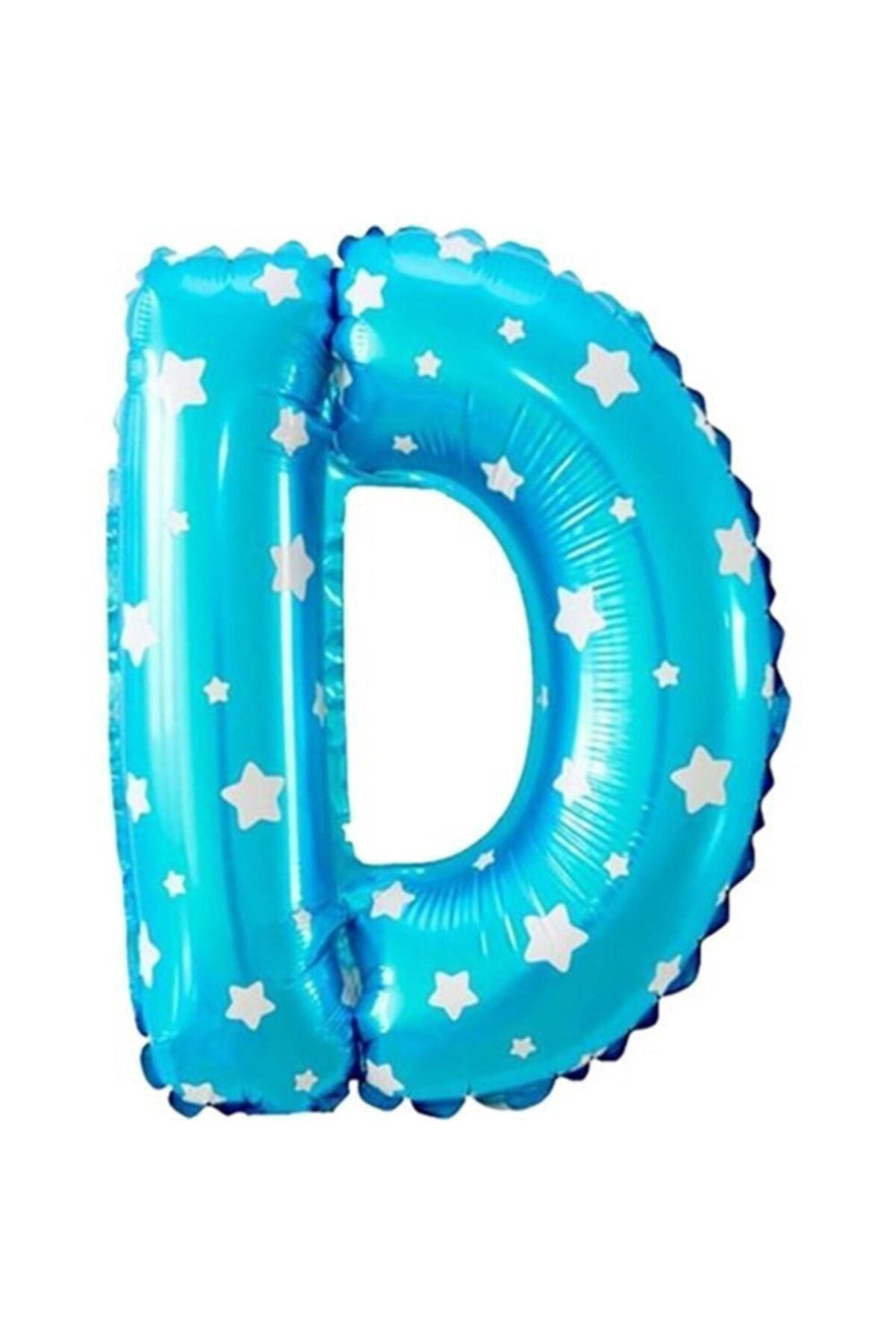 EA HOME D Harfi Mavi Renk 16 Inc 40 Cm Balon Parti Malzemesi