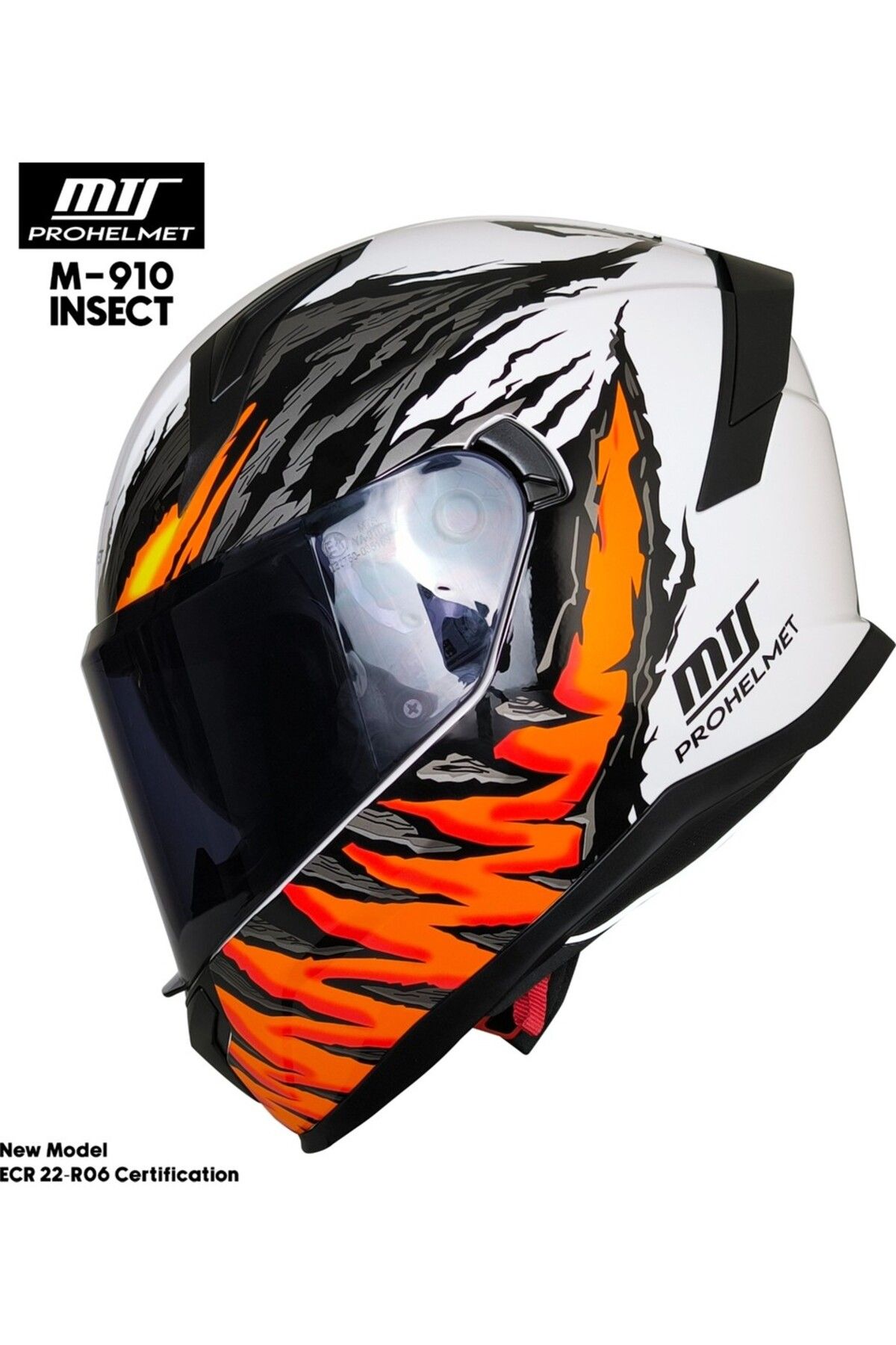 MTS PRO HELMETS M-910 INSECT FULL FACE MOTOSİKLET KASKI