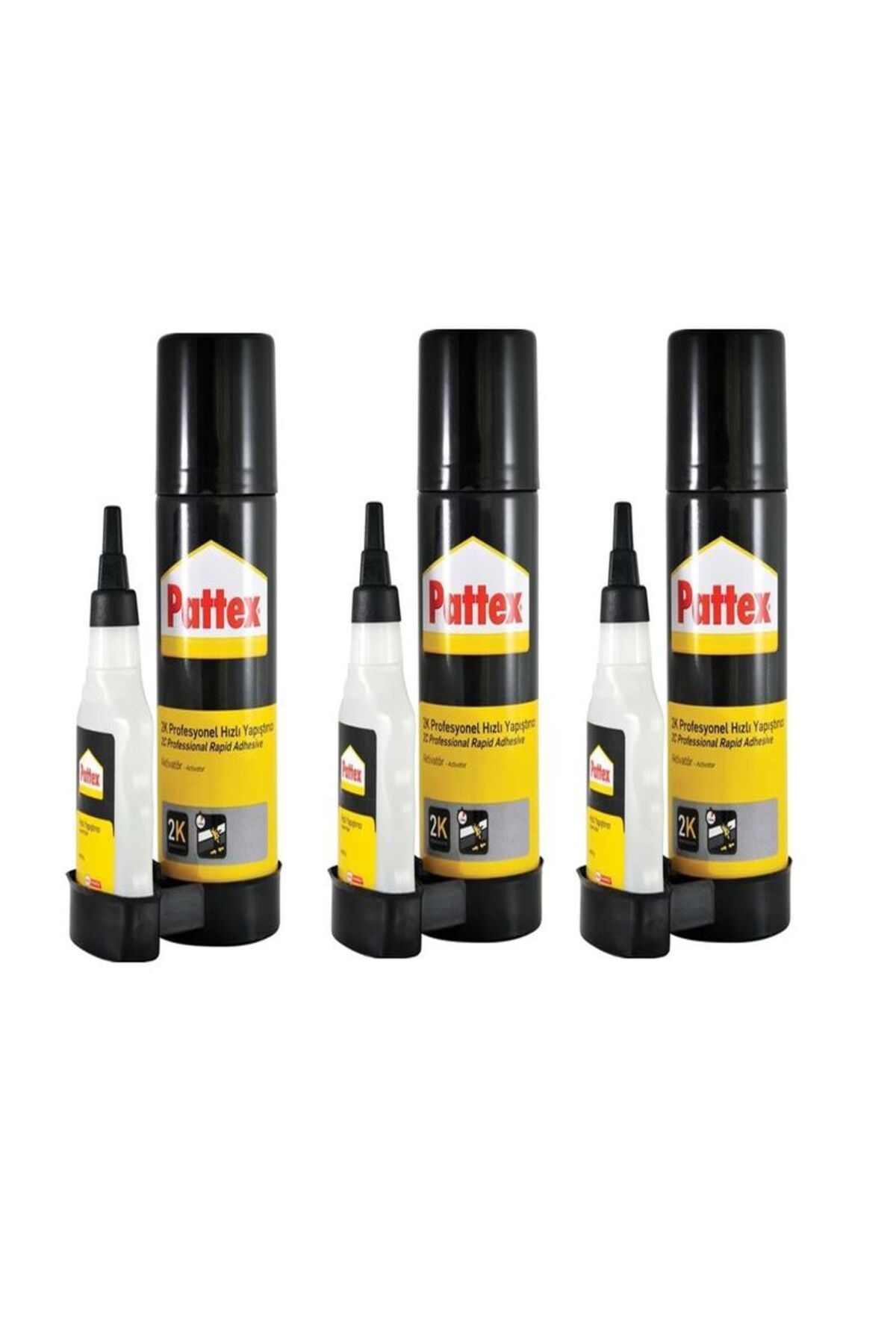 Pattex 2 K HIZLI YAP. 200+35ML 3 ADET