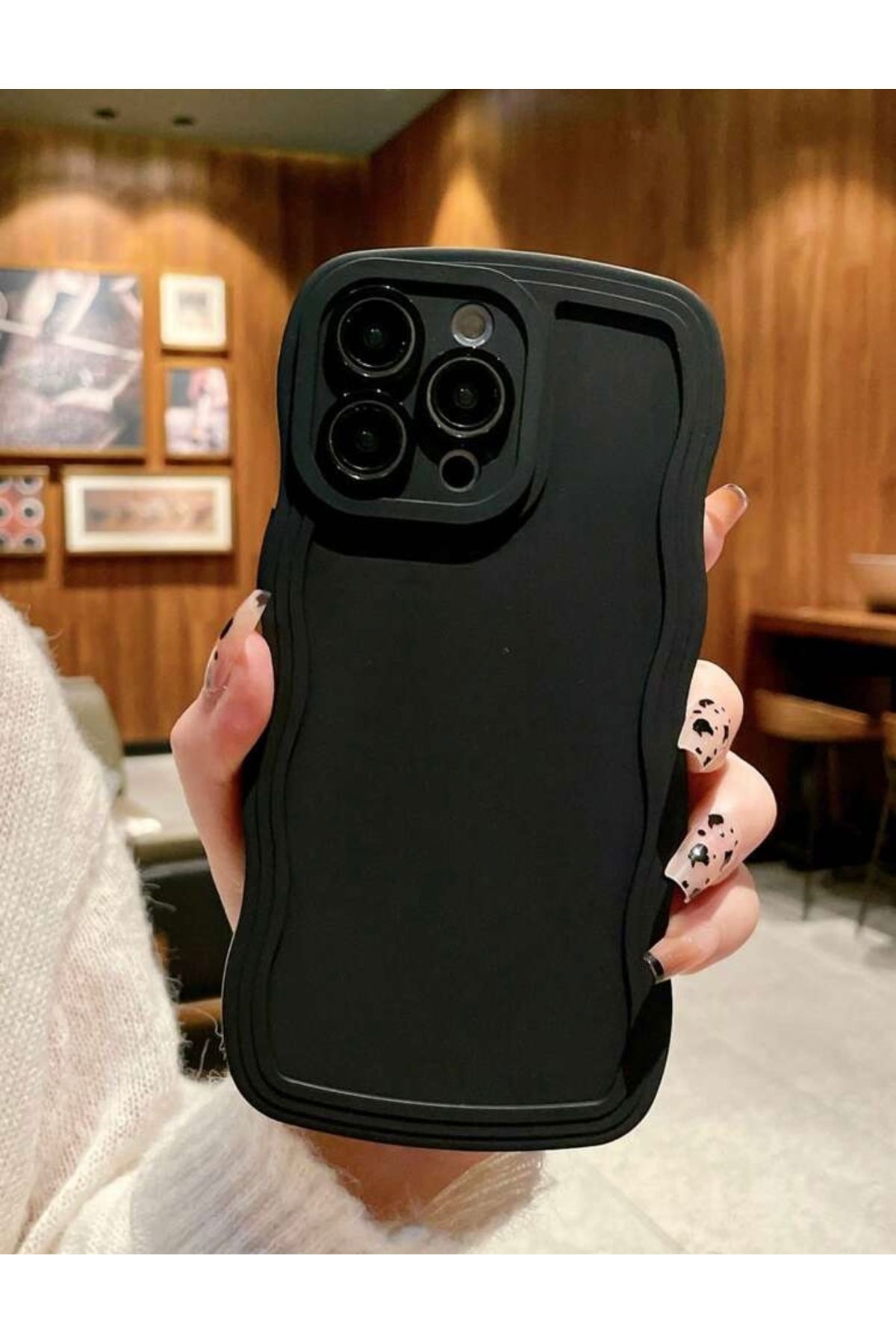 MirazTasarim IPHONE 16 PRO MAX DÜZ SİYAH RENK KILIF
