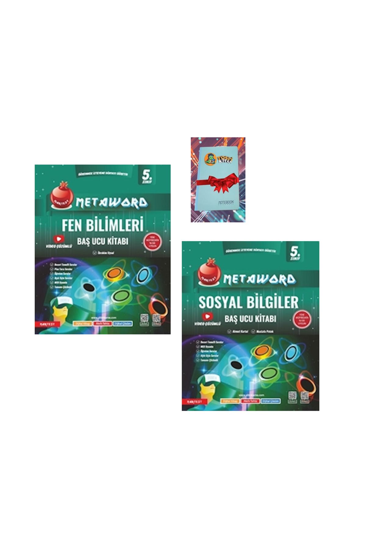 Nartest Yayınları 5. Sınıf Metaword FEN BİLİMLERİ + SOSYAL BİLGİLER GÜNCEL MÜFREDAT ( NOT DEFTERİ HEDİYE)