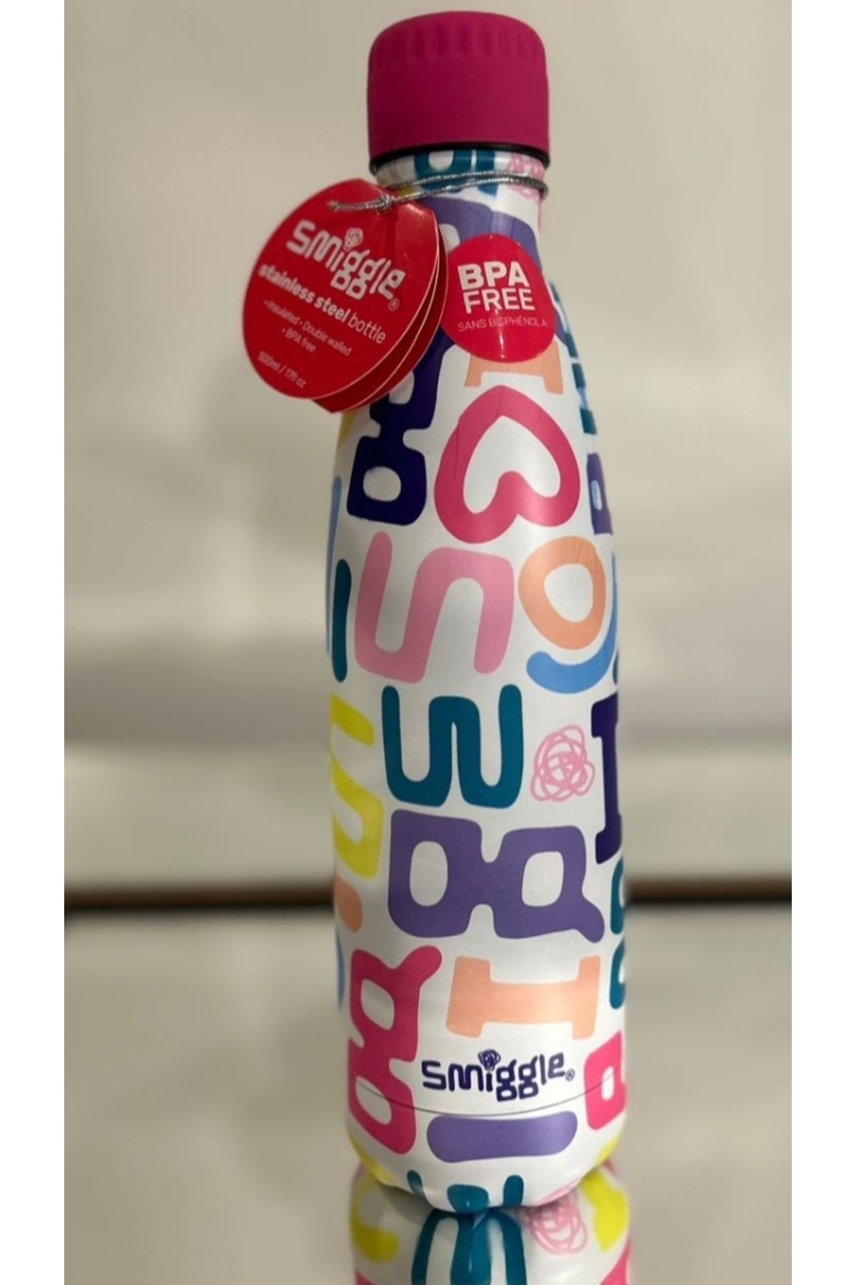 MyBalliStore Smiggle Çelik Suluk Matara 500 ml