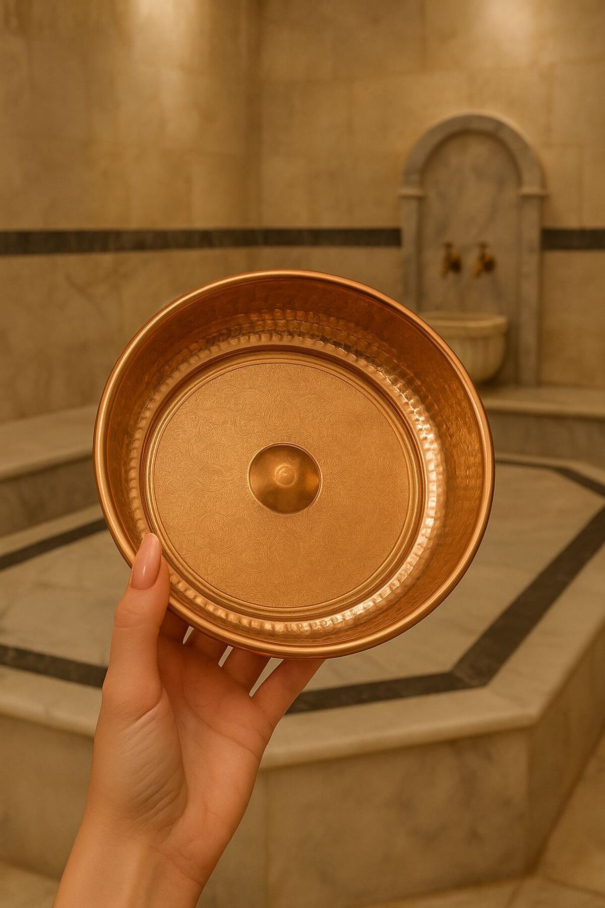Kelepir Fırsatlar Banyo Yıkanma Tası - Hamam Tası 20 CM