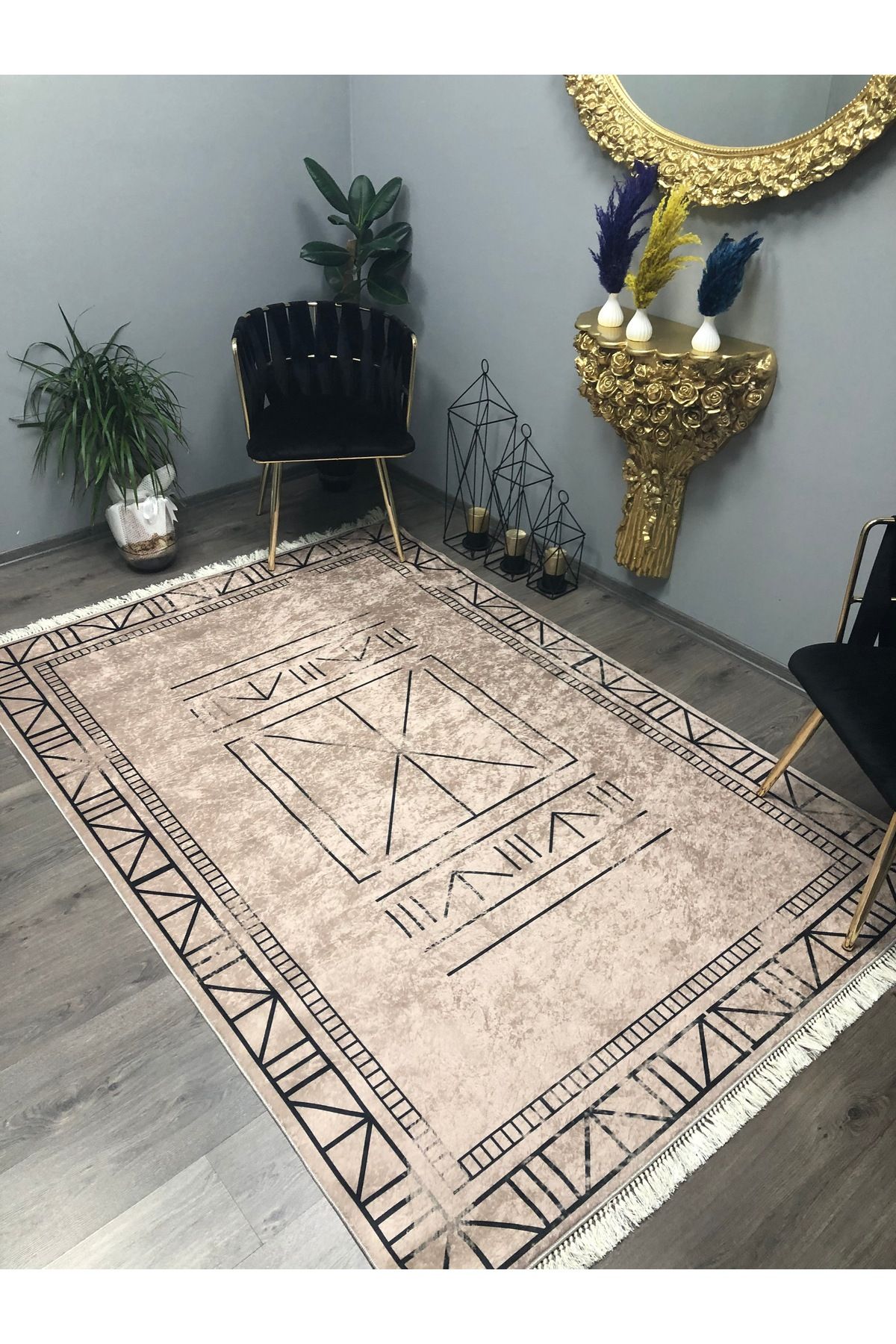 Monisso MONİSSO HALI Kayra Vizon Kaymaz Taban, leke Tutmaz, Mutfak Halısı, Salon Halısı ve Yolluk