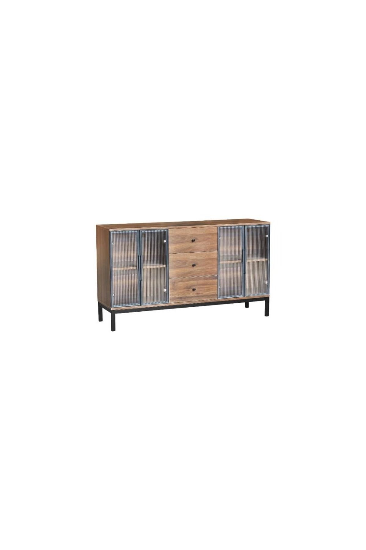 DEC4-Buffet cabinet with an elegant design and distinctive aesthetic touches, 140 cm. 2