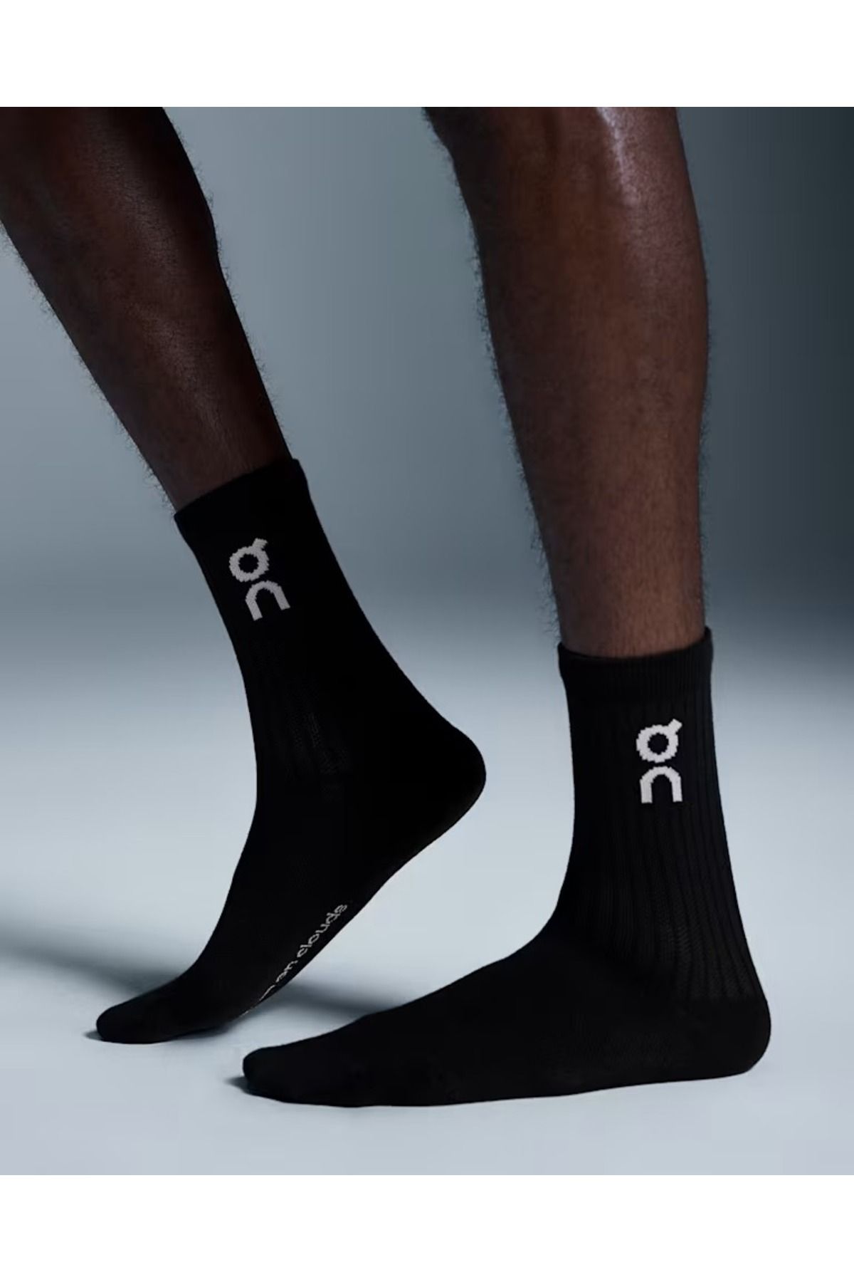 ON Logo Sock High 3P, 3’lü Set Unisex Spor Çorap, Gün Boyu Konfor