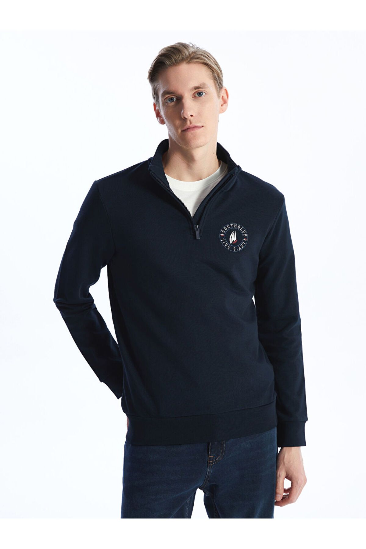LC Waikiki LCW Dik Yaka Erkek Sweatshirt
