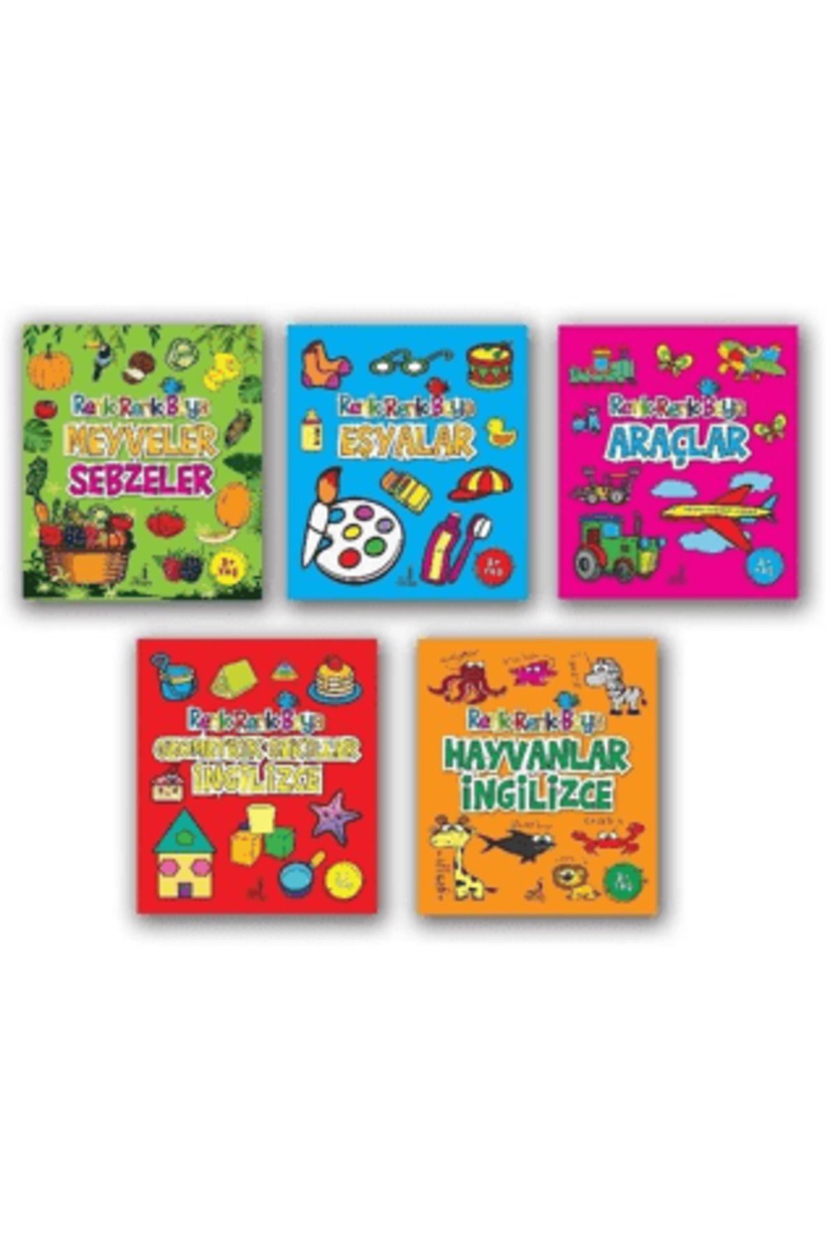 Pal Sokağı Yayınları Renk Renk Boya Seti (5 Kitap Takım)