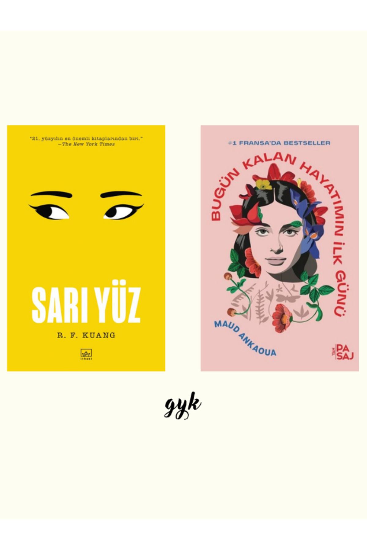 Yan Pasaj Yayınevi Sarı Yüz ve Bugün Kalan Hayatımın İlk Günü 2 Kitap SET