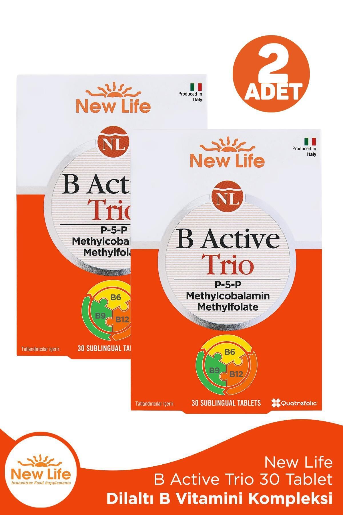 New Life B Active Trio 30 Tablet 2 Adet