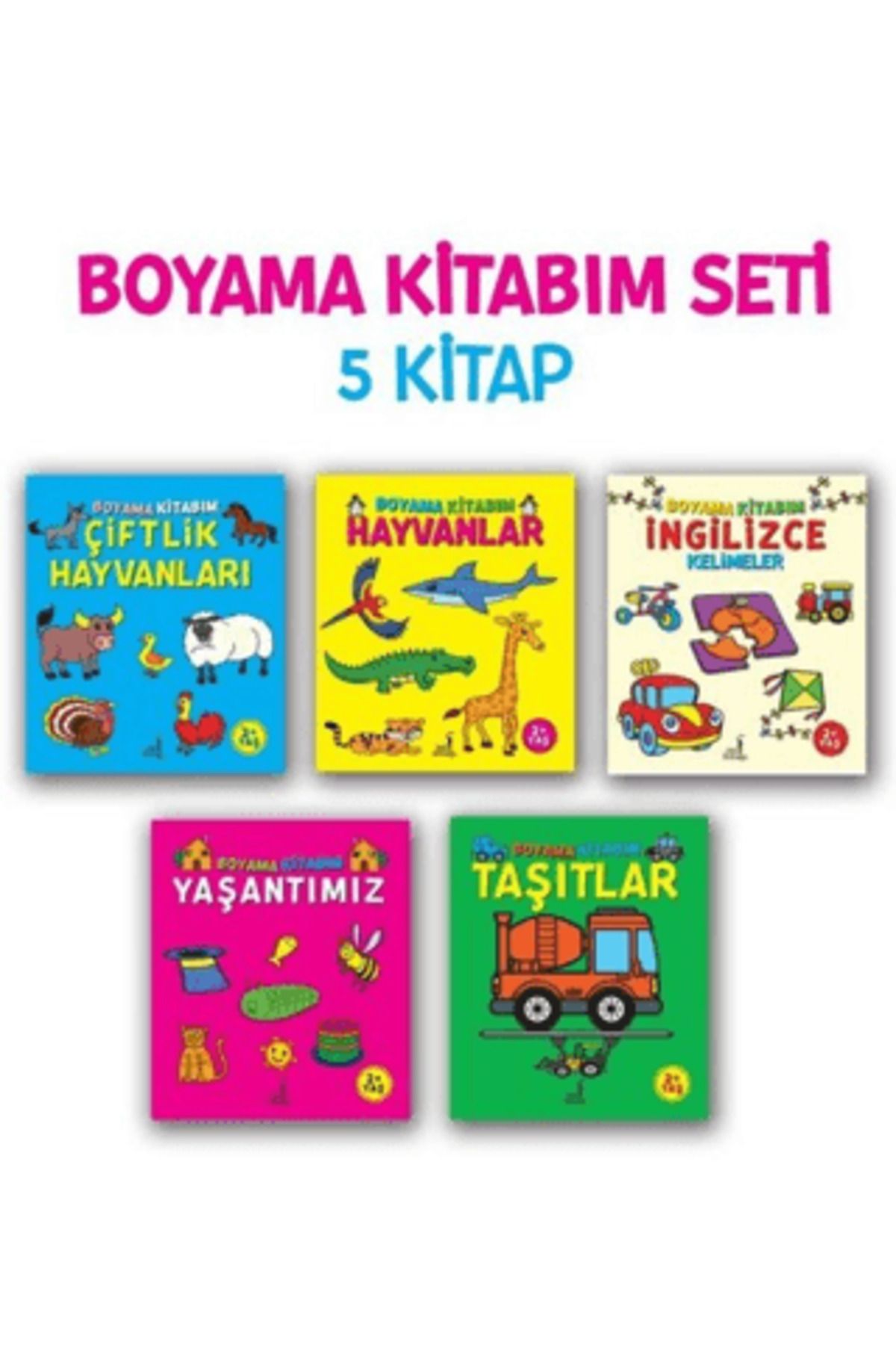 Pal Sokağı Yayınları Boyama Kitabım Seti - 5 Kitap