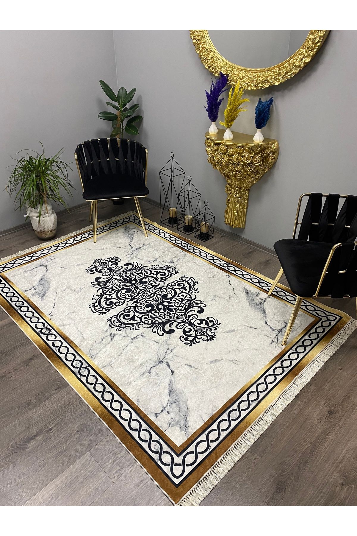 Monisso MONİSSO HALI Venom Kaymaz Taban, leke Tutmaz, Mutfak Halısı, Salon Halısı ve Yolluk
