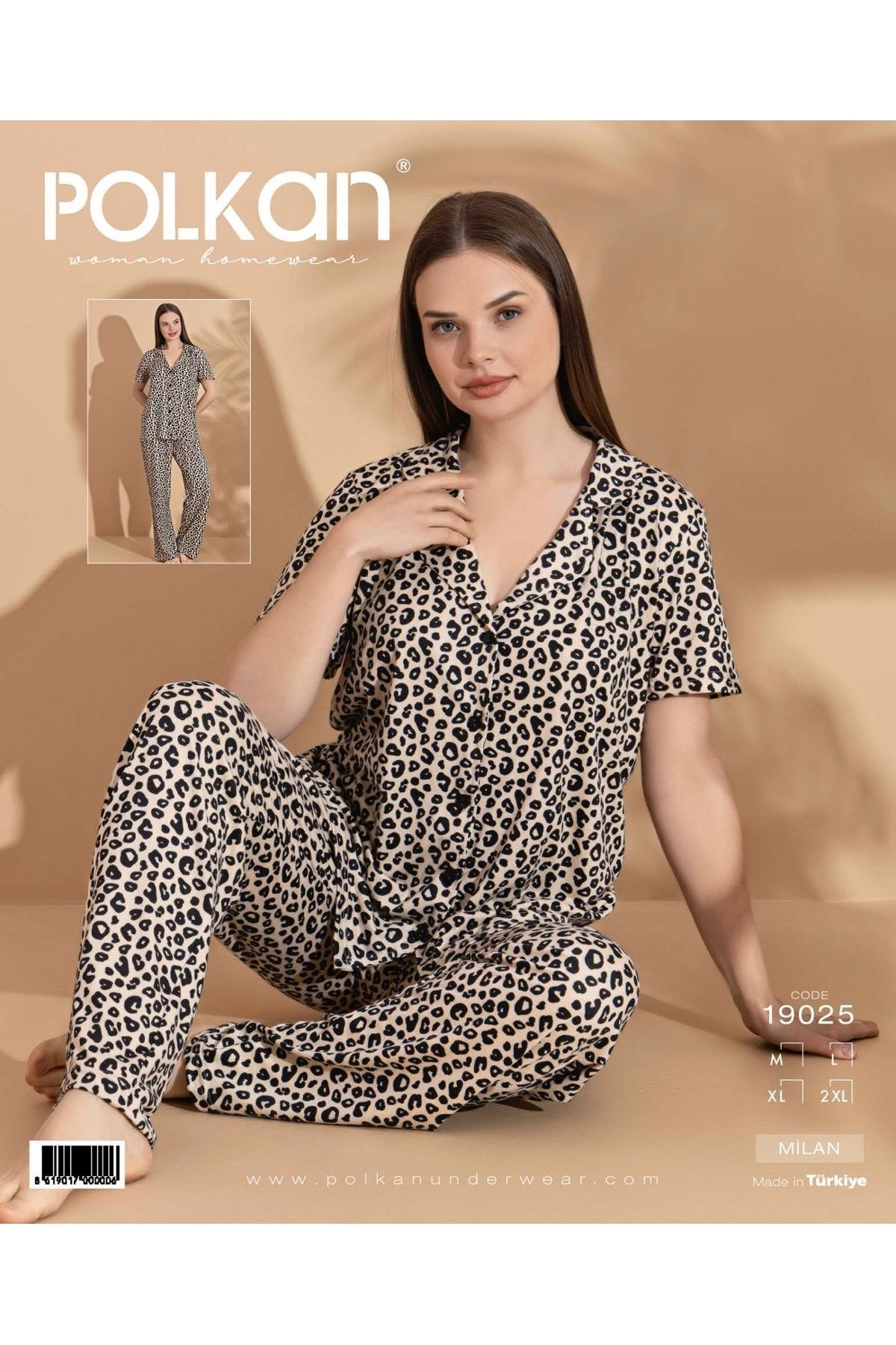 POLKAN Doğal, Nefes Alan, Çok Şık! Viscose Kadın Pijama Takımı 🌸