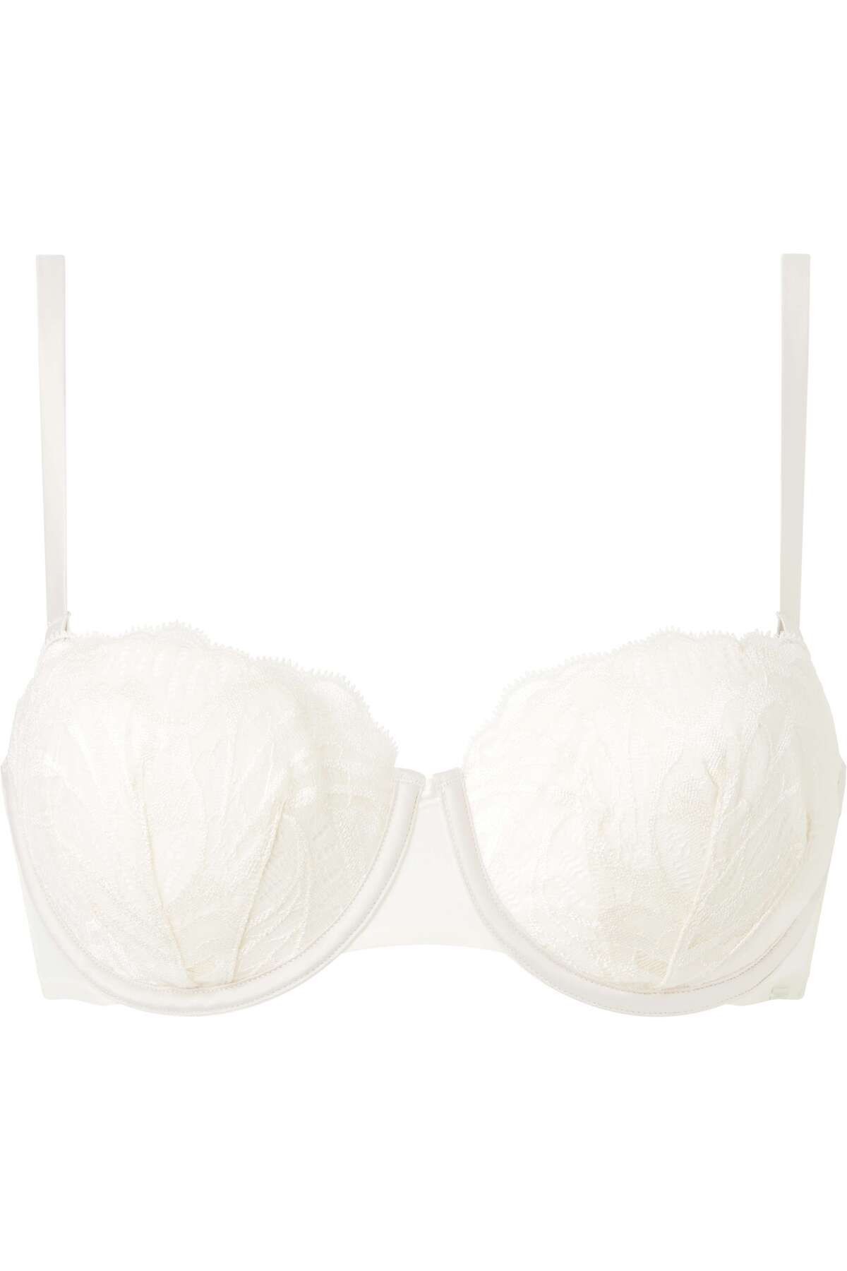 Calvin Klein PUSH UP STRAPLESS Kadın Krem Sütyen
