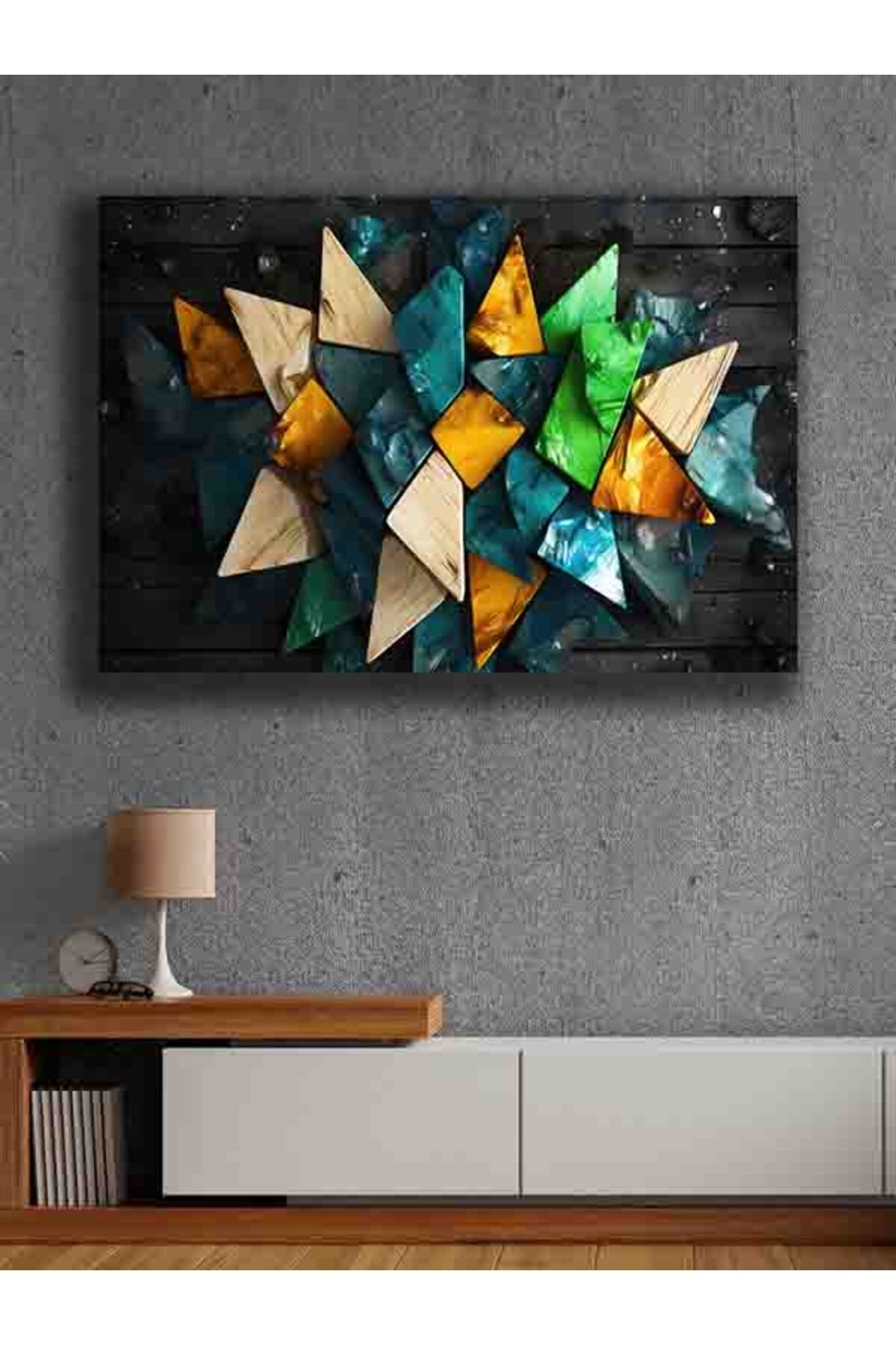 PRİME Concept Modern dekorasyon kanvas tablo %100 pamuklu kumaş