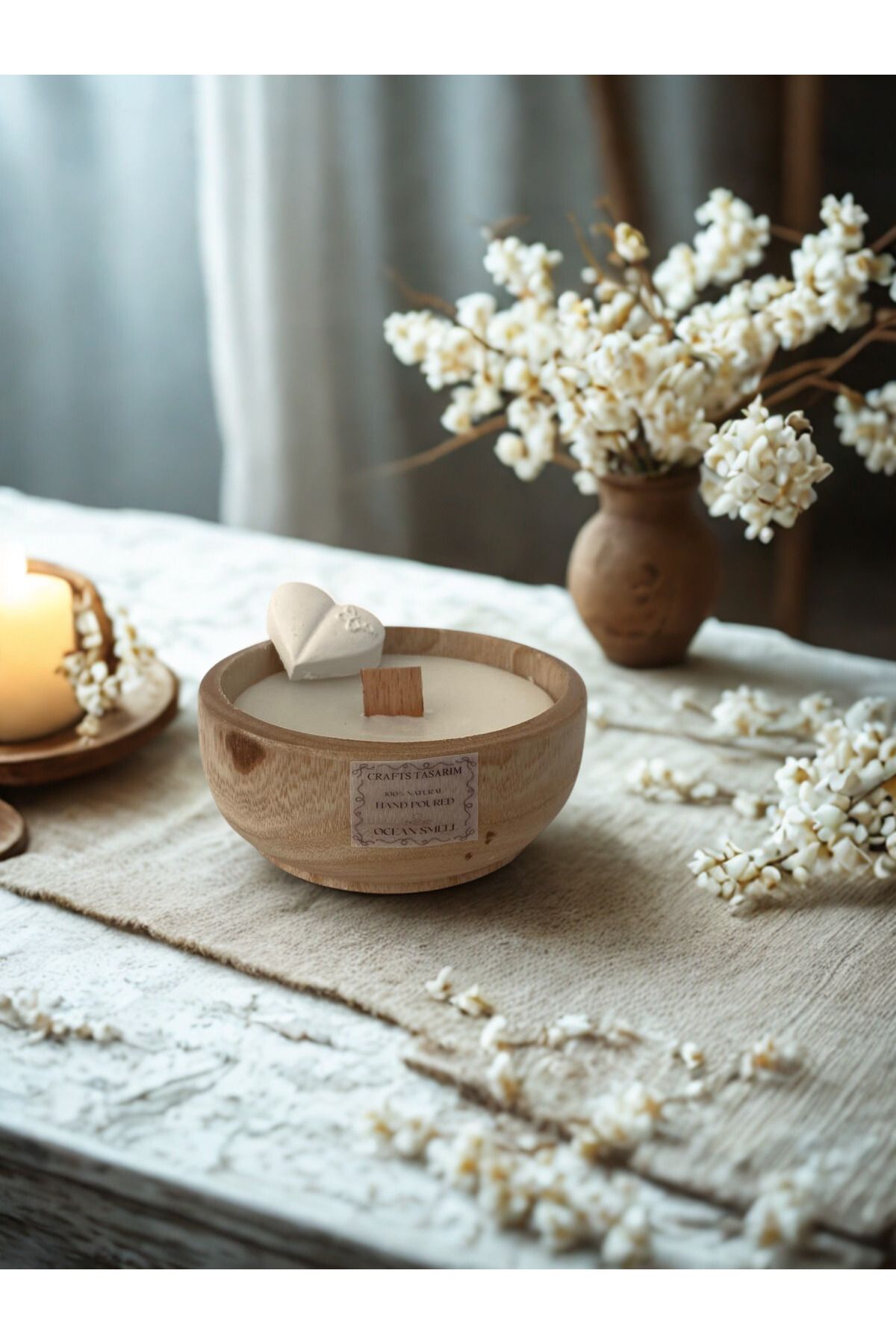 crafts tasarım atölyesi KOKULU TABAK MUM