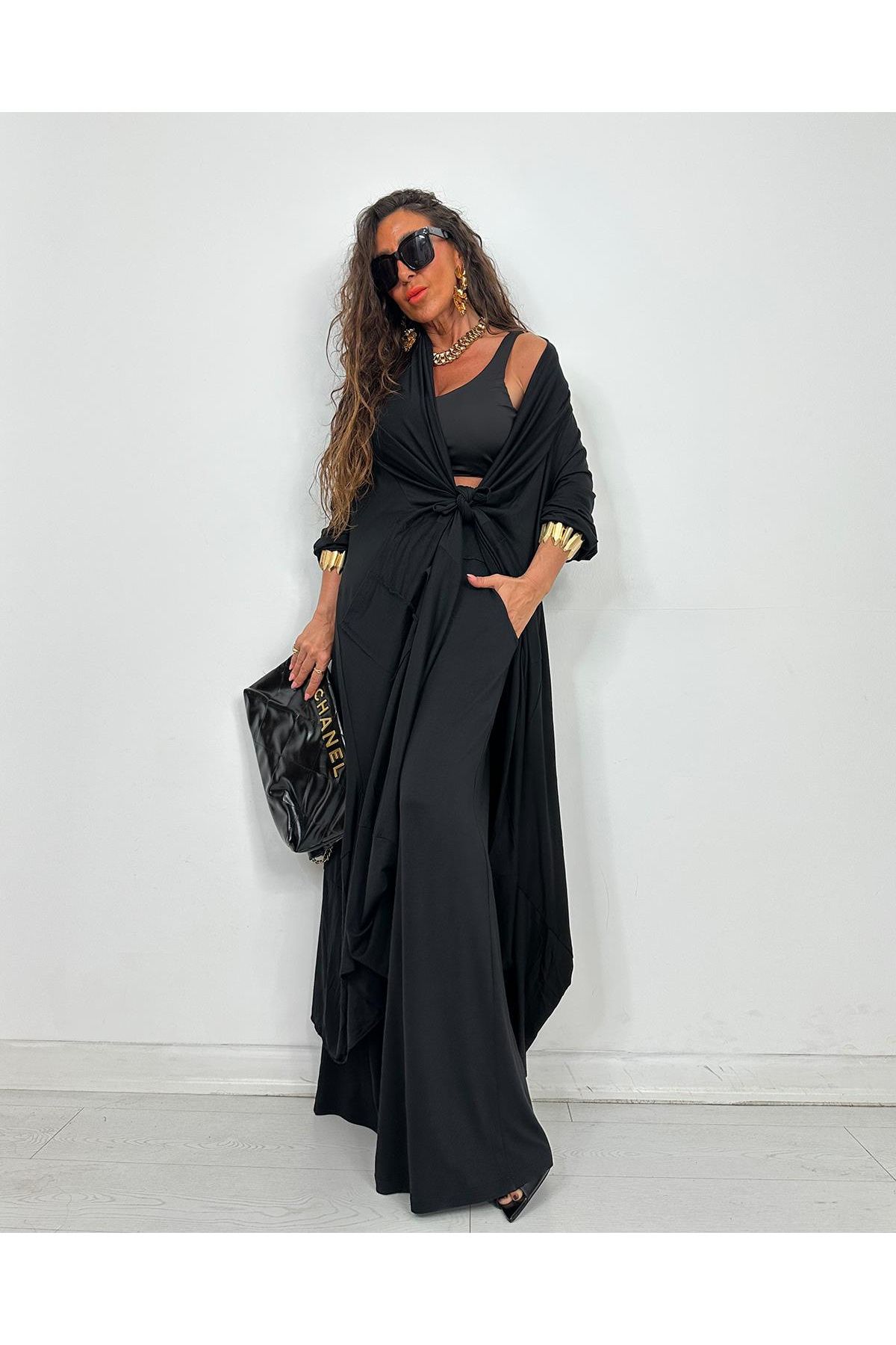 My Sista BETSİ CEKETLİ TAKIM SİYAH