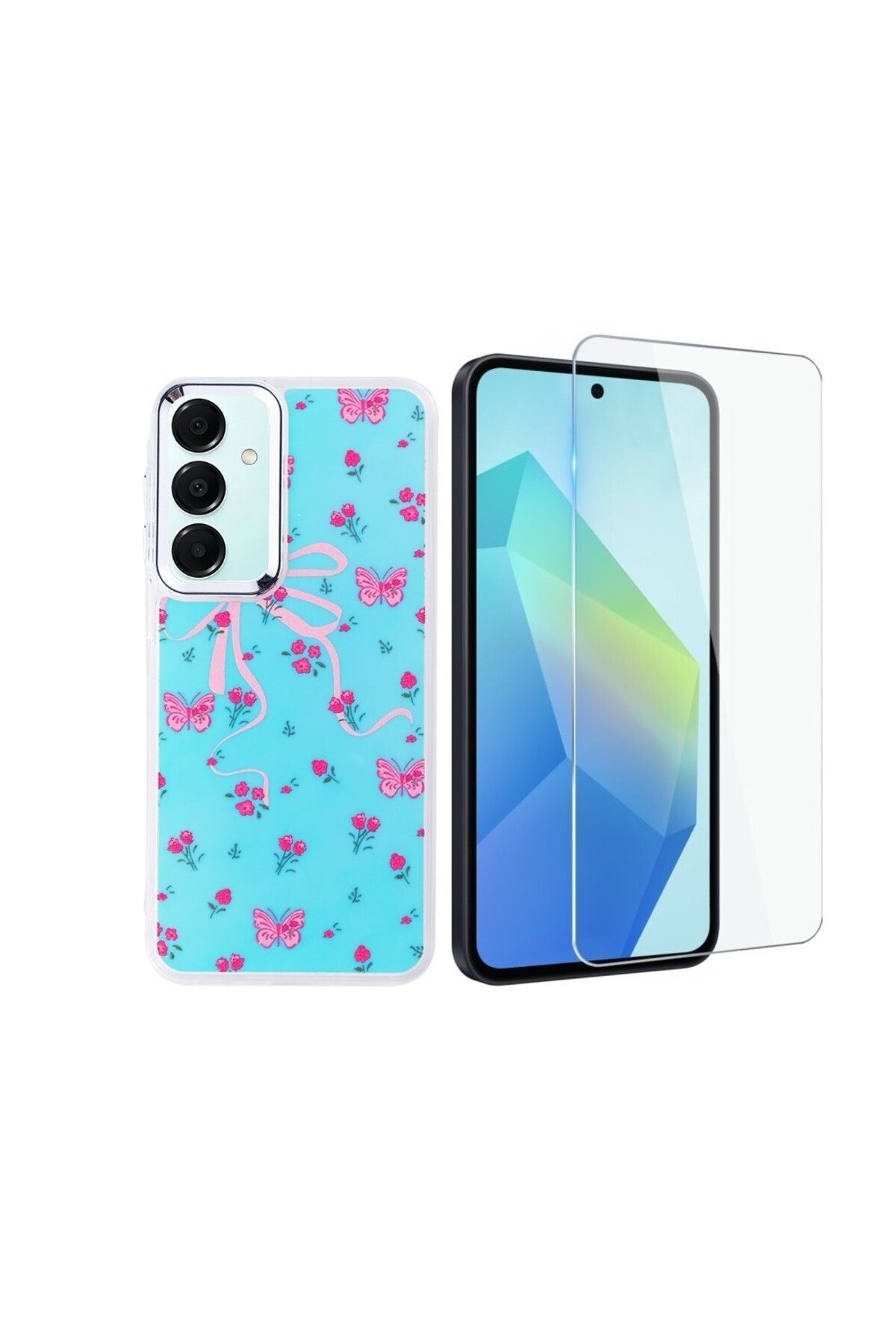 Teleplus Samsung Galaxy S25 Plus Kılıf Hadra WRX Lüx Desenli Kapak + Nano Ekran Koruyucu