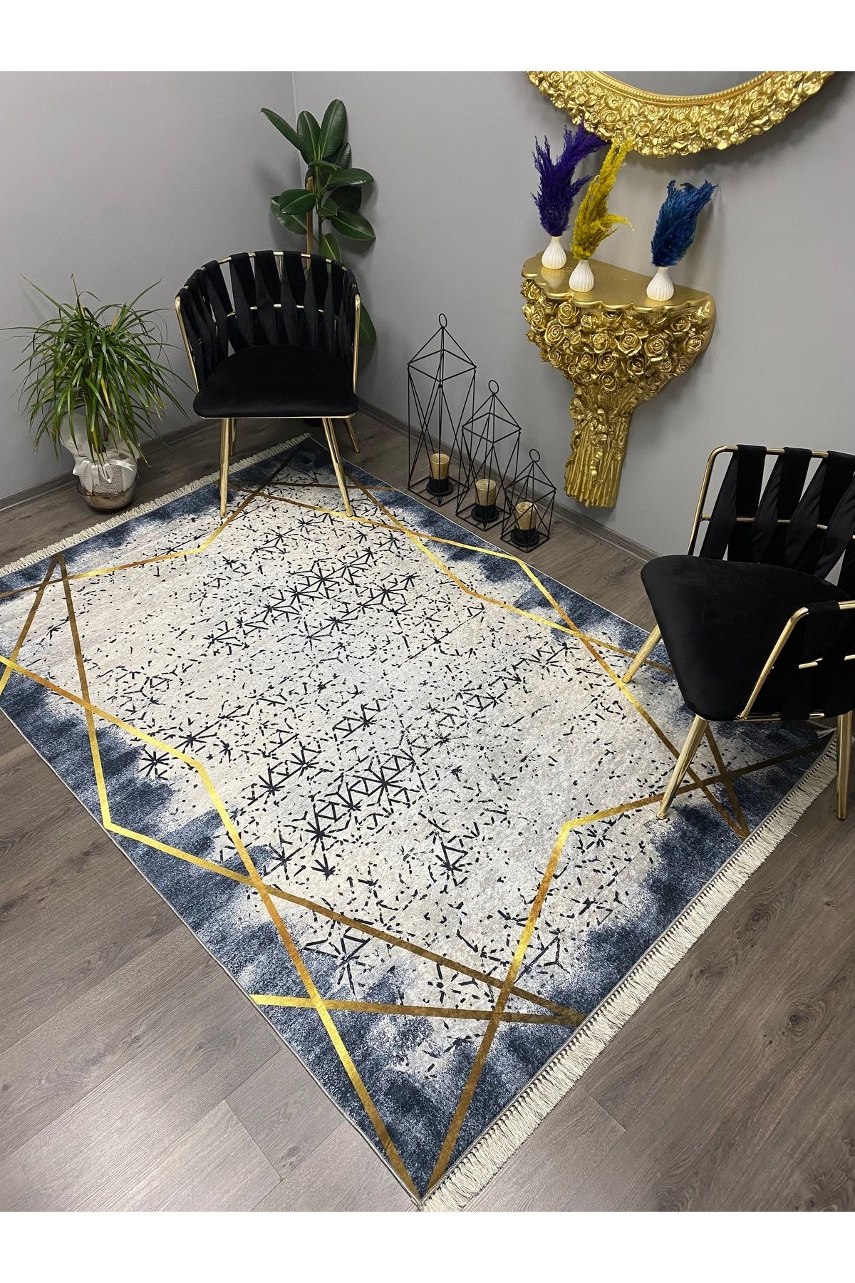 Monisso MONİSSO HALI Tesadüf Gri Kaymaz Taban, leke Tutmaz, Mutfak Halısı, Salon Halısı ve Yolluk