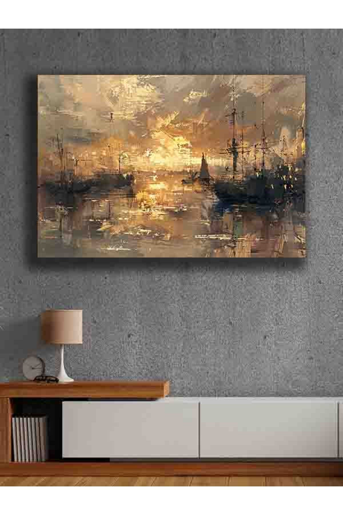 PRİME Concept Modern dekorasyon kanvas tablo %100 pamuklu kumaş