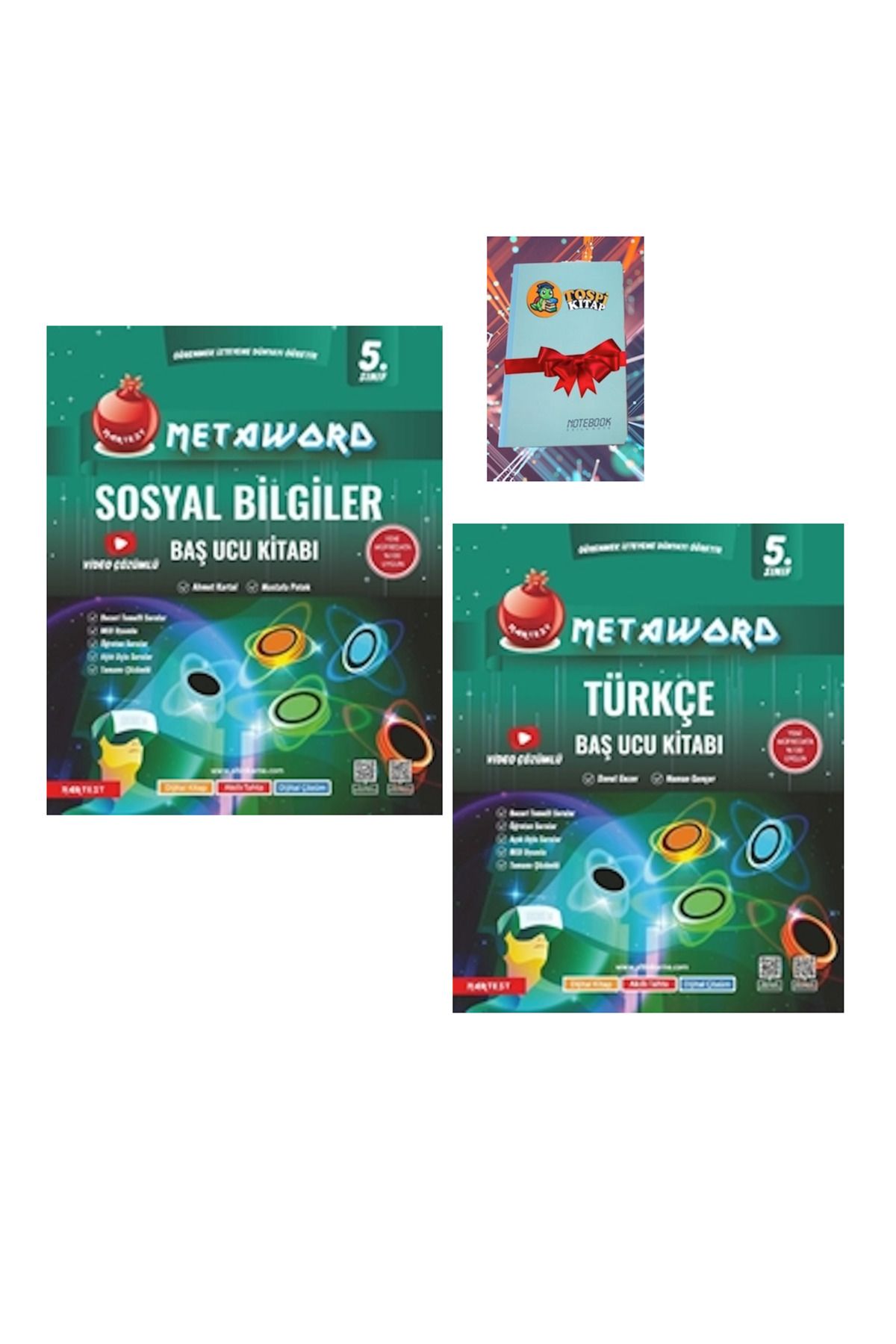 Nartest Yayınları 5. Sınıf Metaword TÜRKÇE + SOSYAL BİLGİLER GÜNCEL MÜFREDAT ( NOT DEFTERİ HEDİYE)