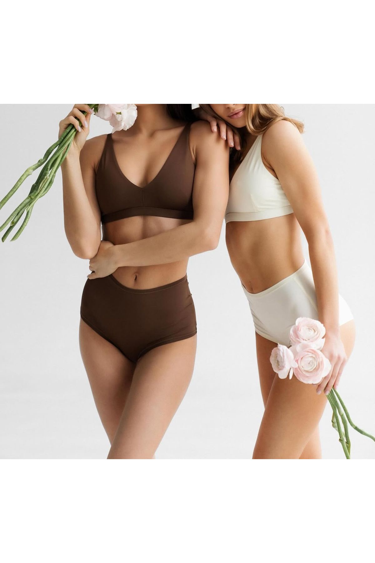 CEGEB Yüksek Bel Basic Lazer kesim Bikini Külot Kilot