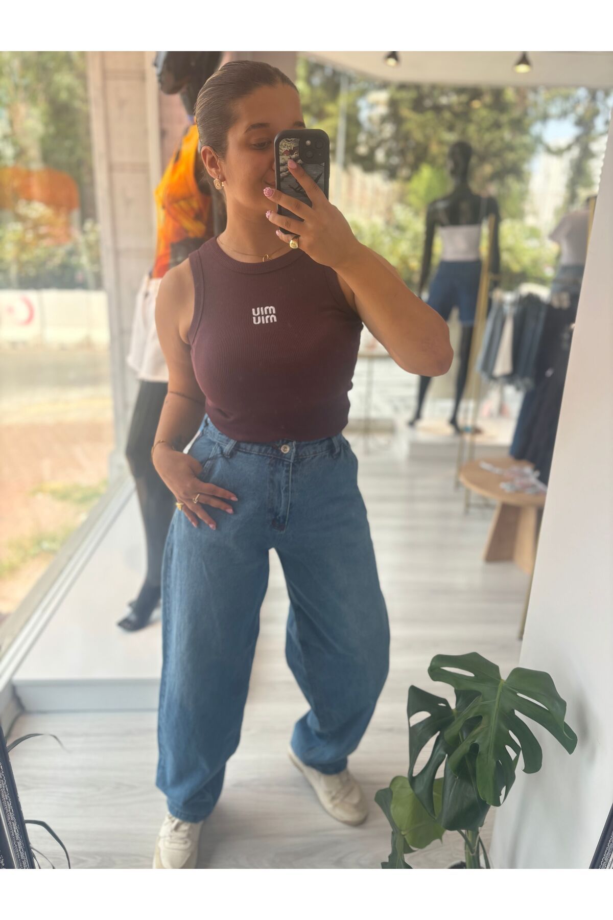 TYRA-LUX BAGGY DENİM PANTOLON