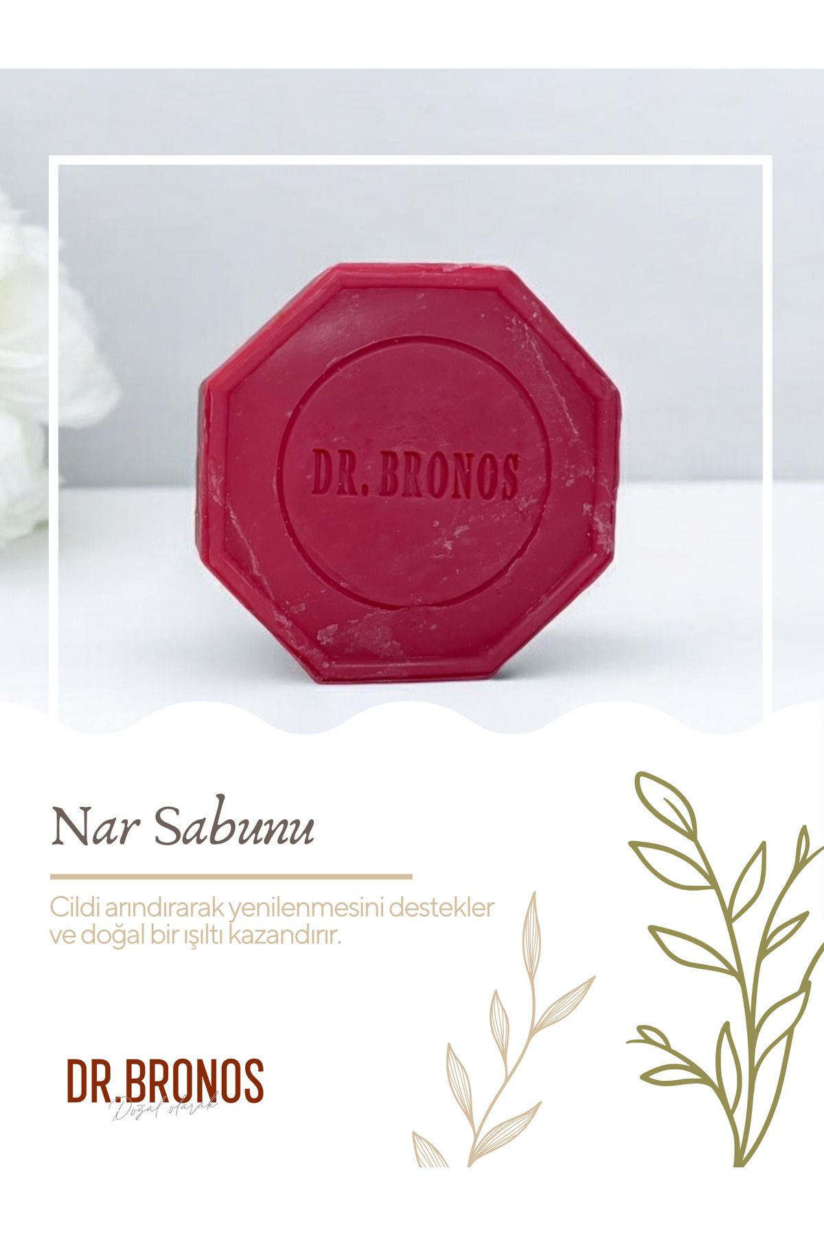 Dr. Bronos Doğal Nar Sabunu 125 gr