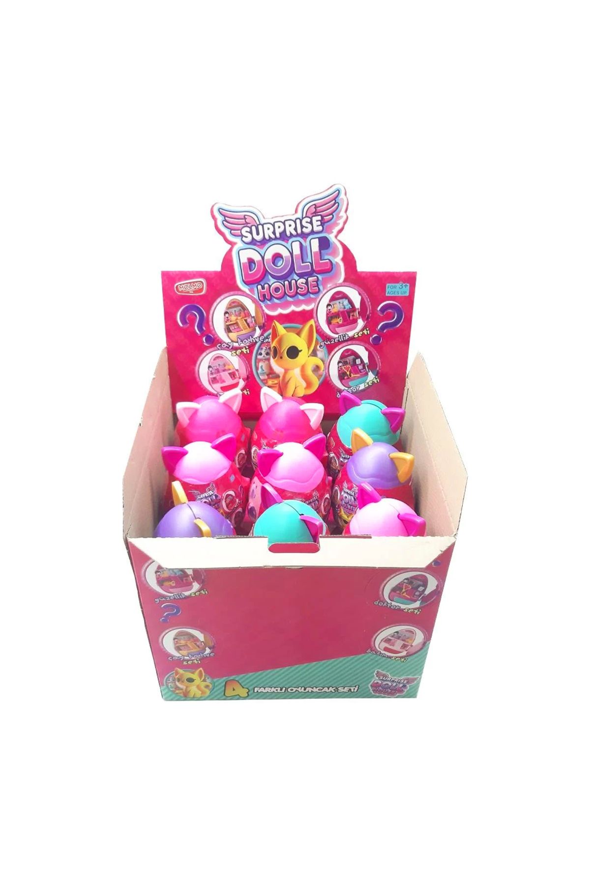 Banadabak SURPRİSE DOLL HOUSE ML-510 SÜRPRİZ YUMURTA 4 ÇEŞİT 18 3+ (1 Adet Fiyatı)